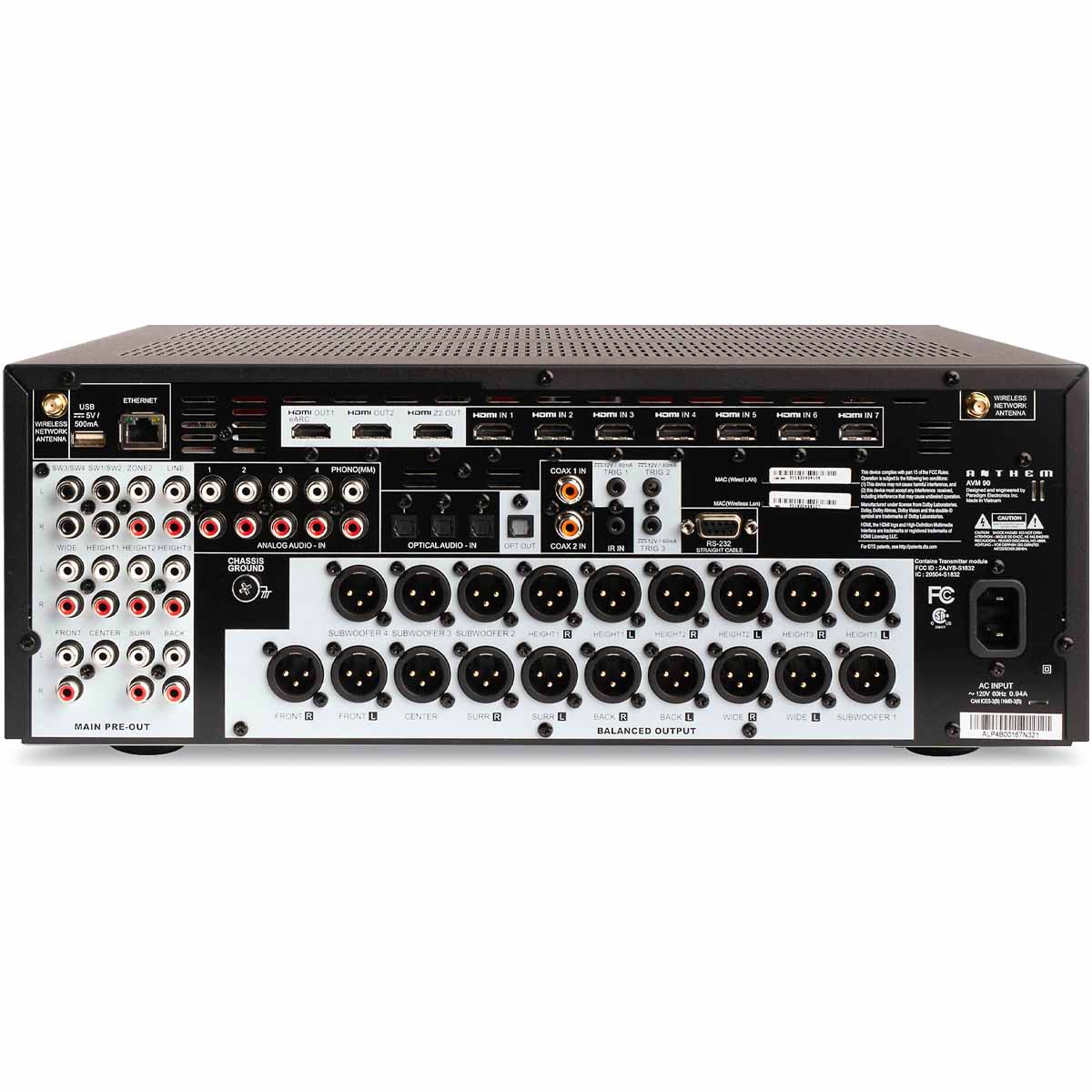 Anthem AVM 90 Preamp/Processor - Image 3
