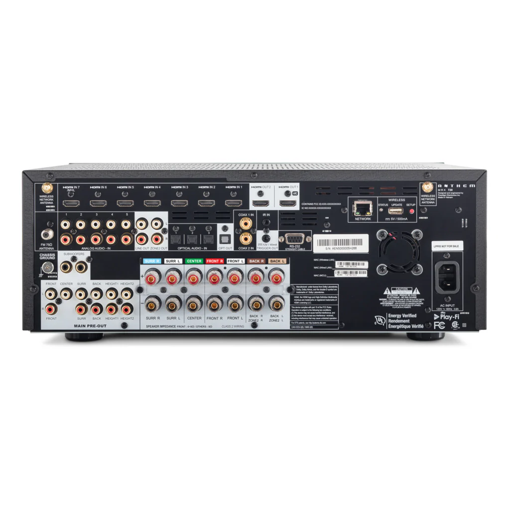 Anthem MRX 720 Multi Channel Receiver - Factory Refurbished - Image 6