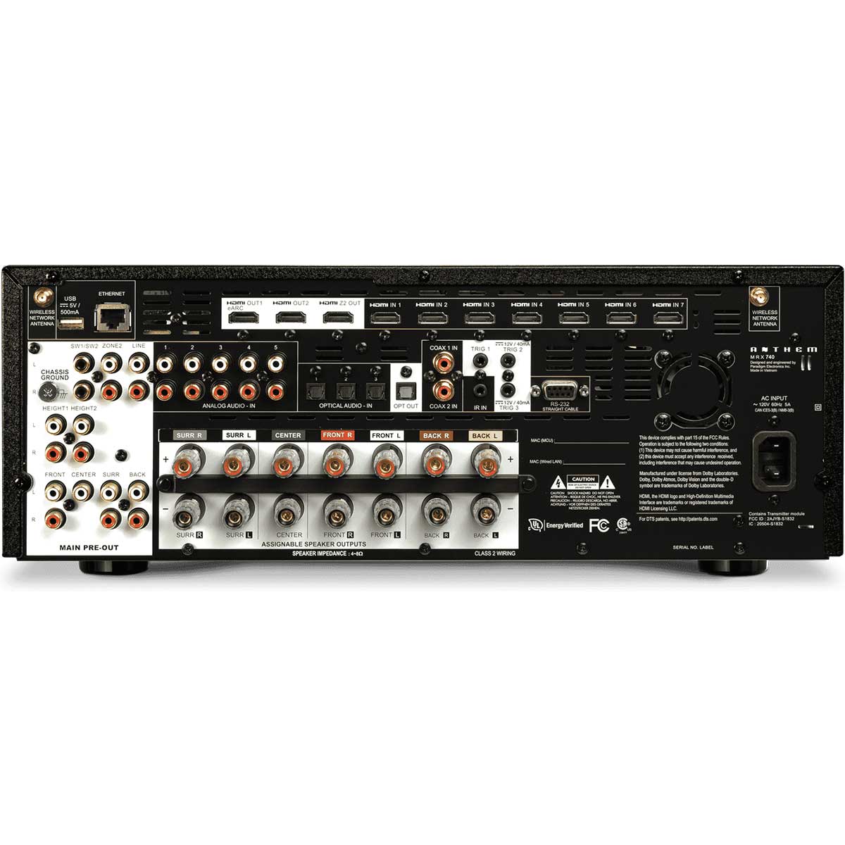 Anthem MRX 740 8K Home Theater Receiver - Image 5