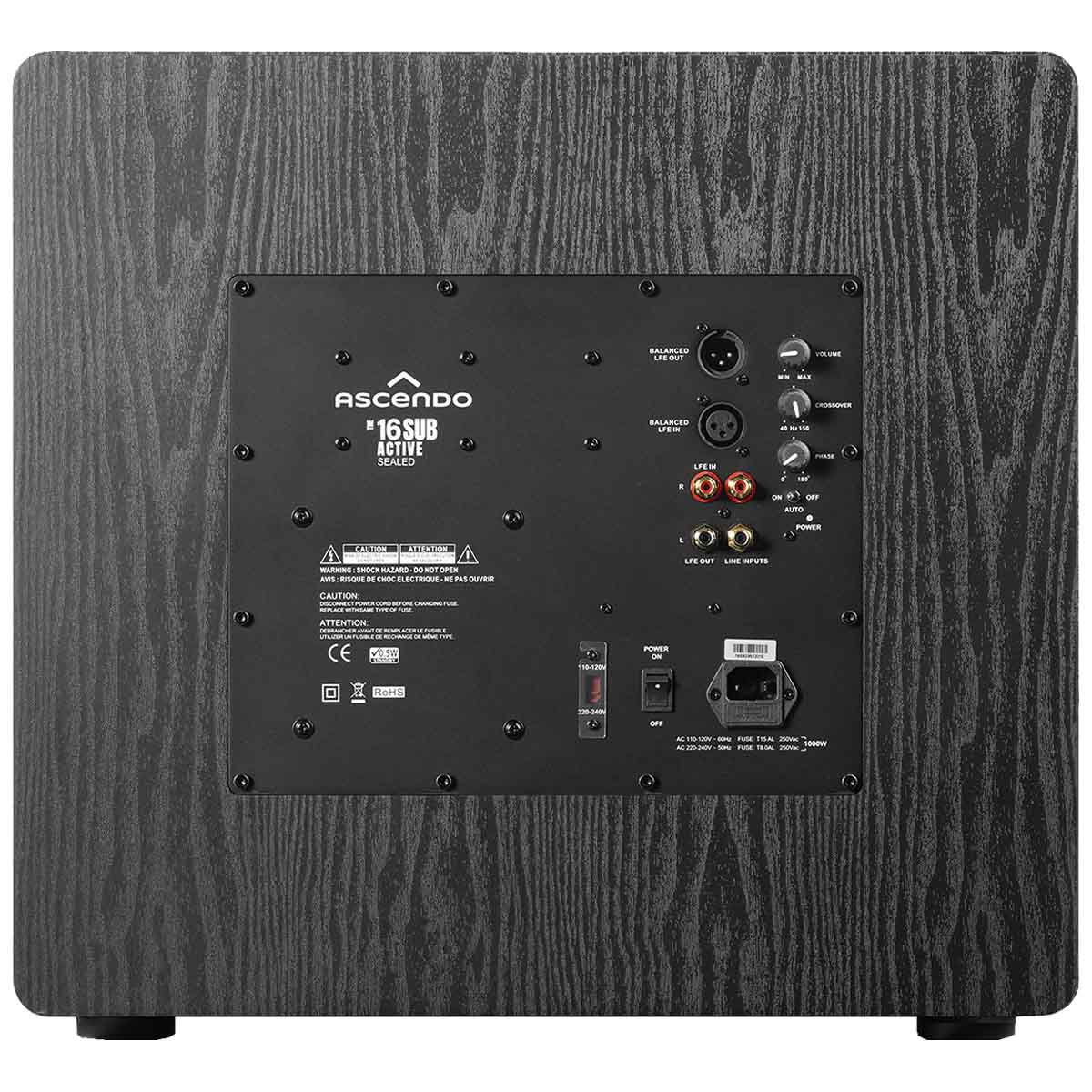 Ascendo Audio The16 SUB Active Sealed Subwoofer - Each - Image 5