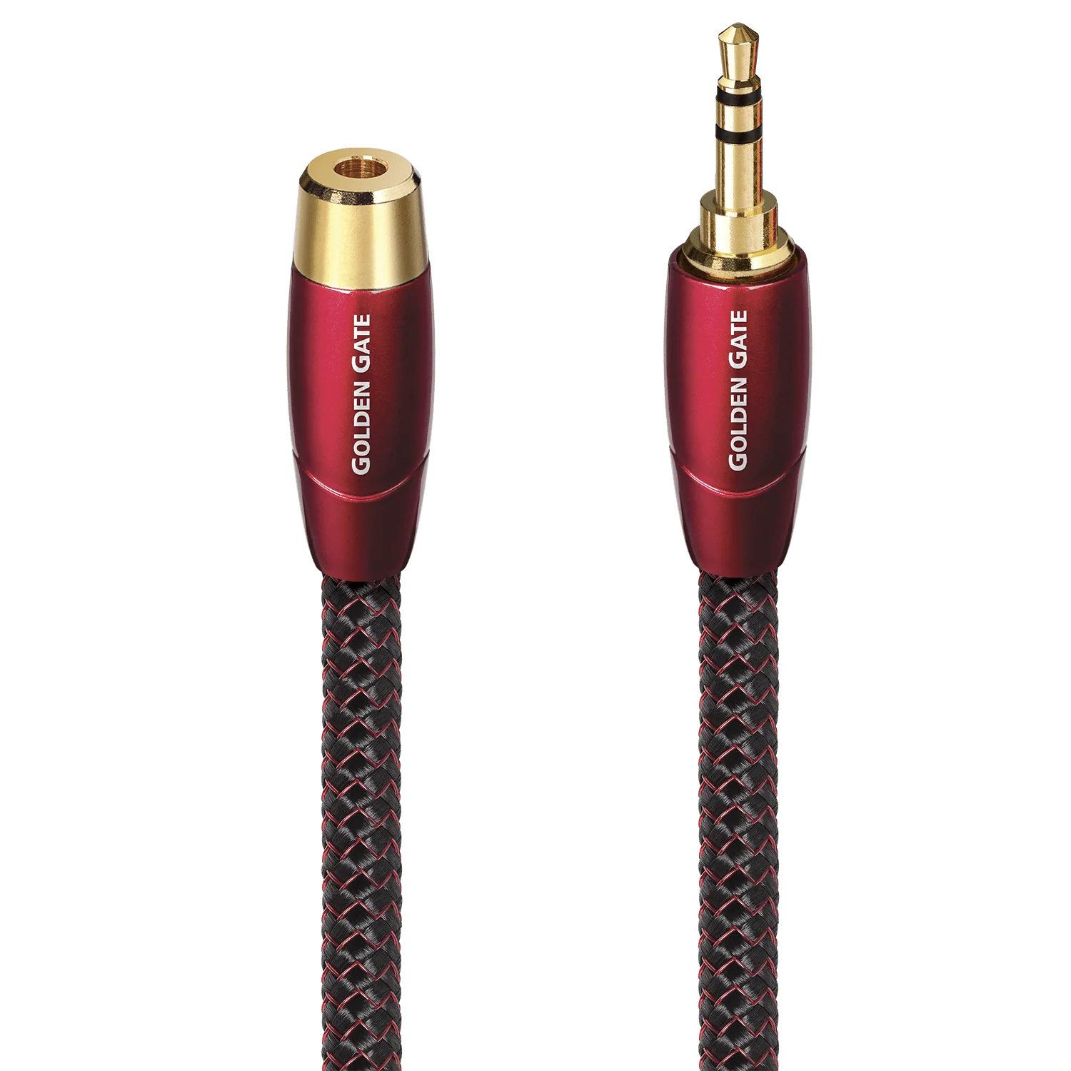 AudioQuest Golden Gate 3.5mm Mini M > F Audio Interconnect Cable - Image 2