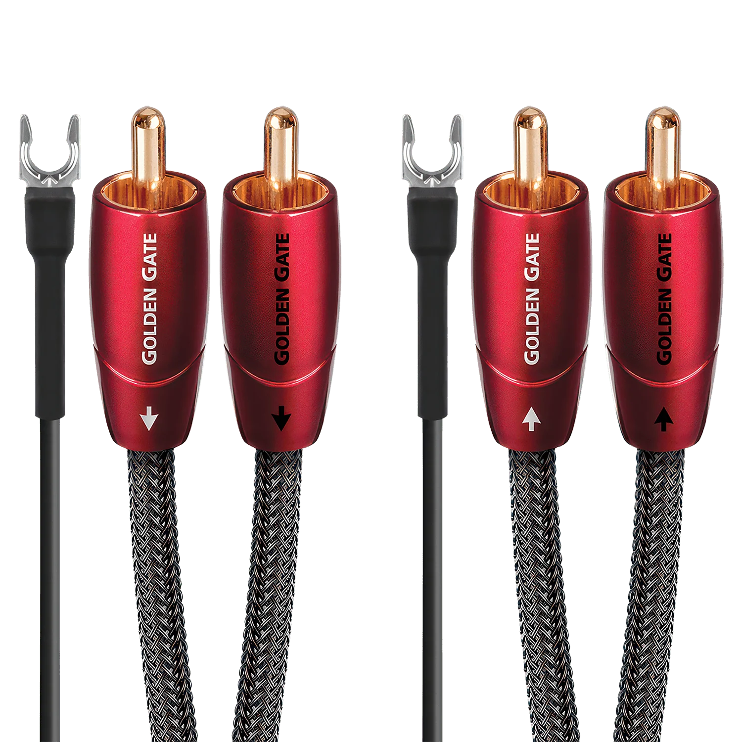 AudioQuest Golden Gate Turntable RCA > RCA Turntable Cable + Ground Wire
