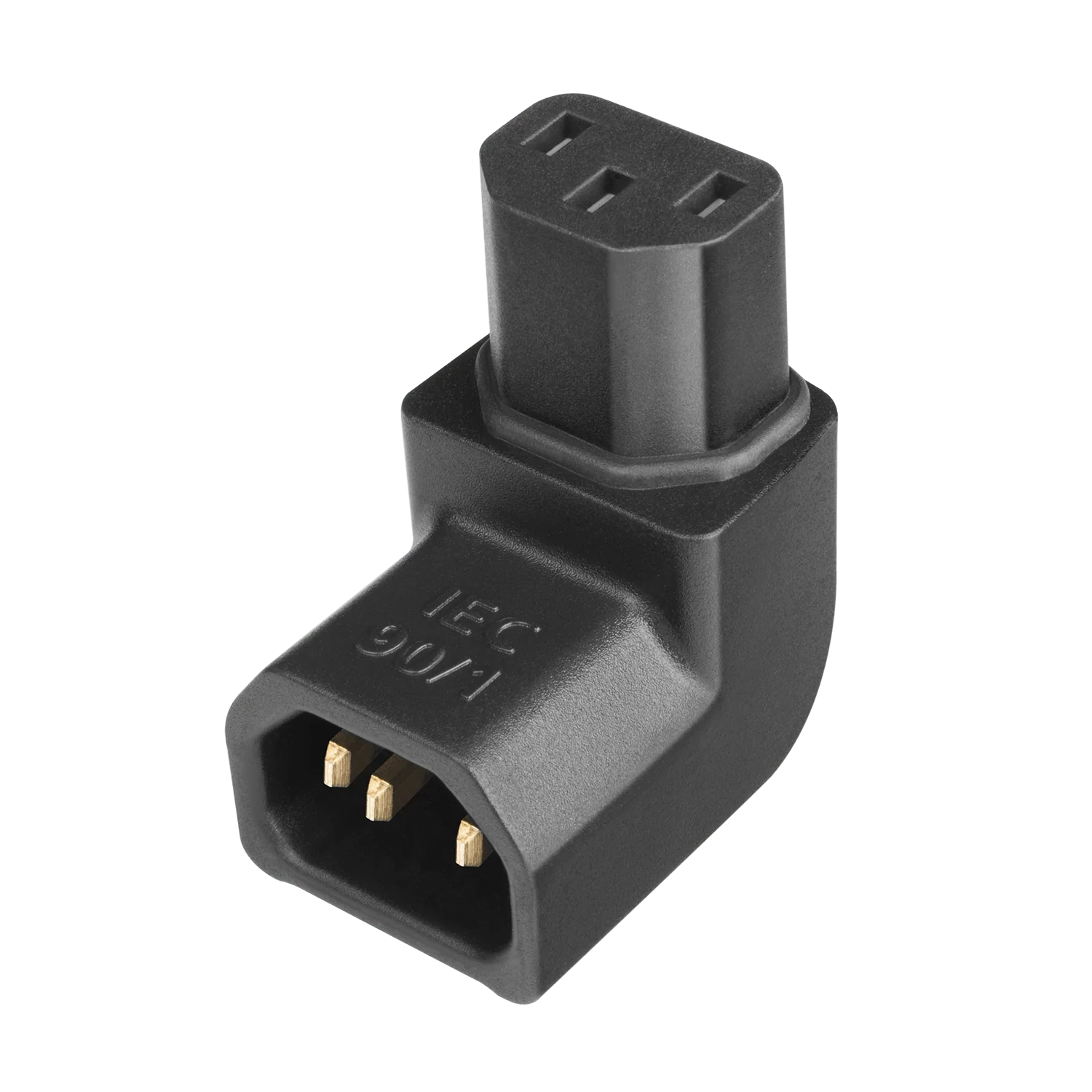 AudioQuest IEC90˚/1 Adaptor - Female IEC901 > Right-Angle Male IEC