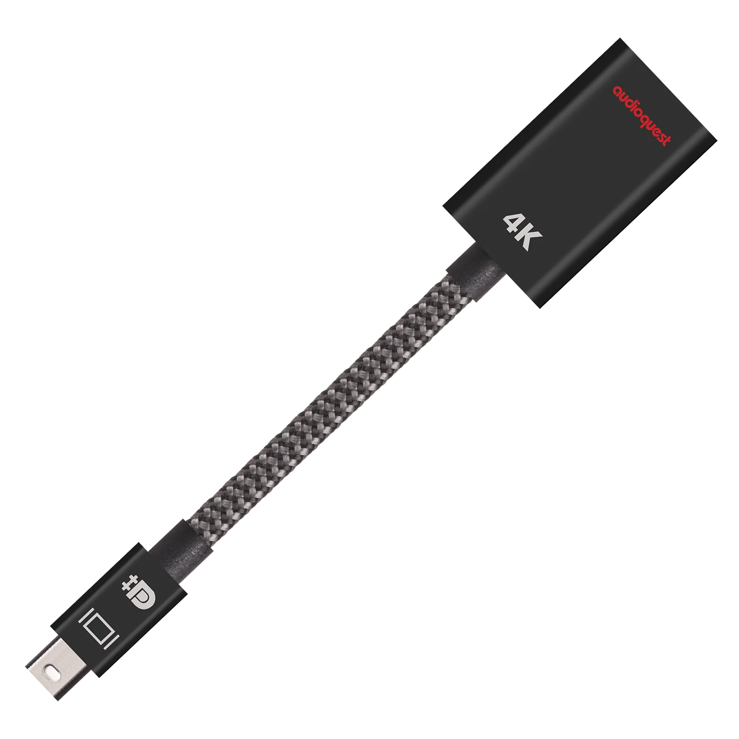 AudioQuest Mini DisplayPort > HDMI 4K Adaptor Male Mini DP to Female HDMI-A Converter