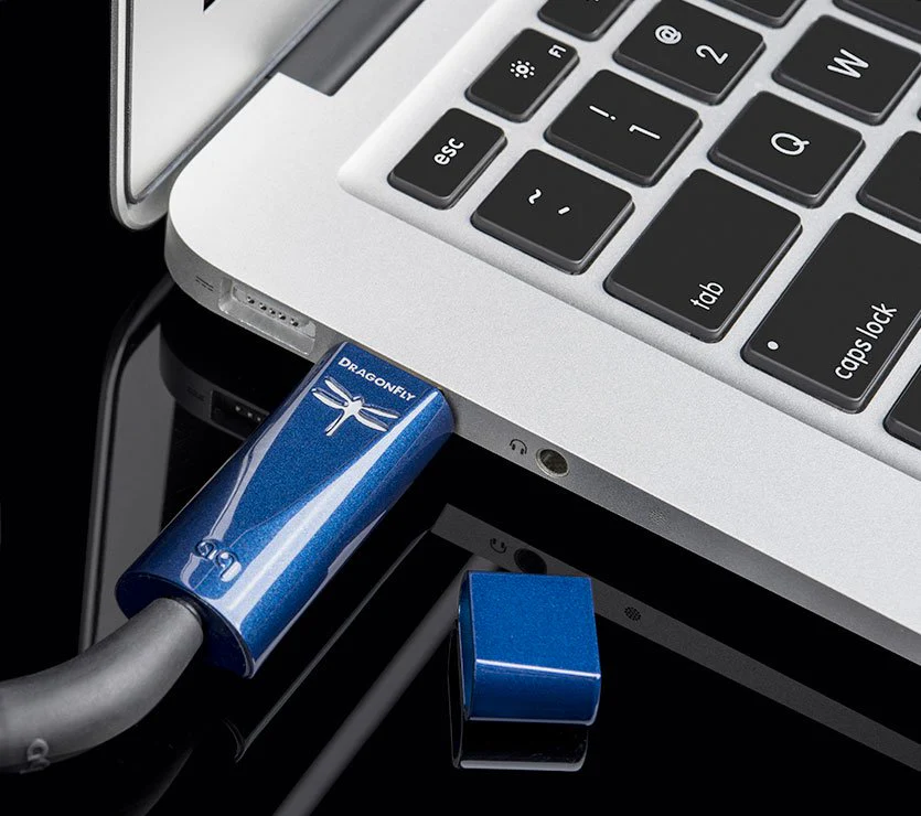 AudioQuest OPEN BOX Dragonfly Cobalt USB Digital-to-Analog Converter - B Grade - Image 6