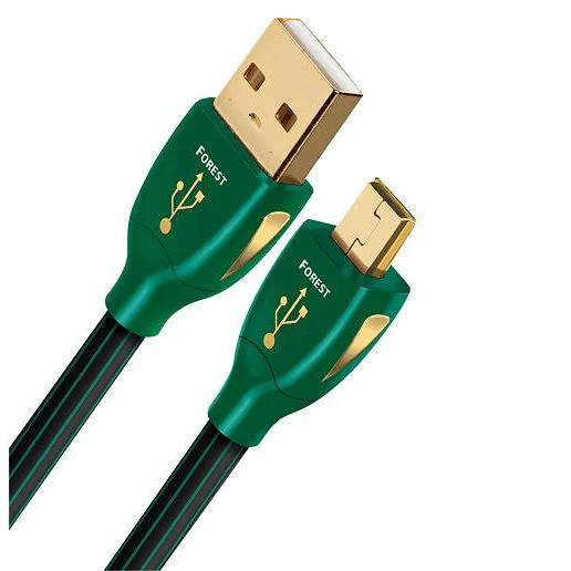 AudioQuest OPEN BOX Forest Mini to Standard USB Cable - 1.5 Meter - A Grade