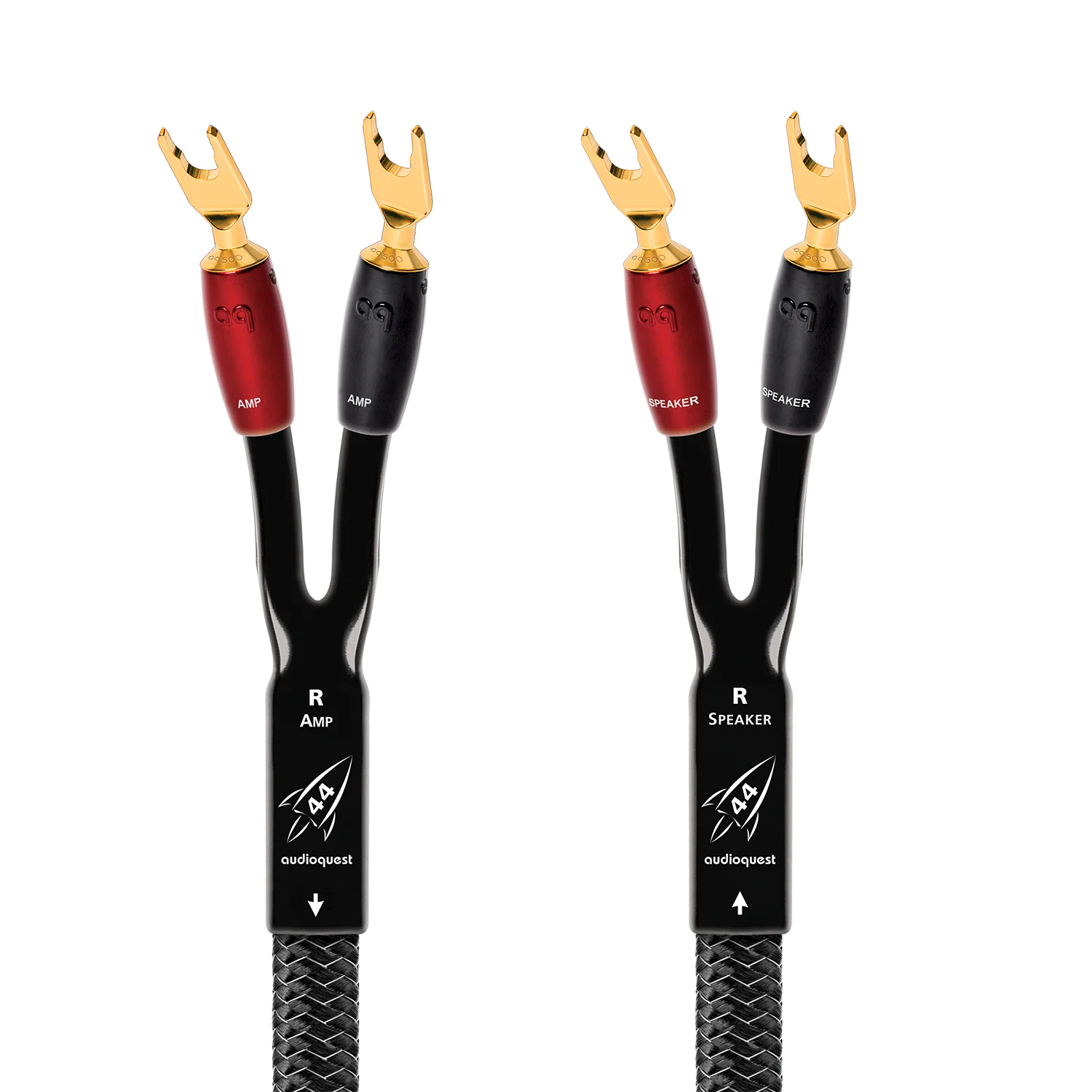 AudioQuest Rocket 44 Single BiWire Speaker Cable w/ SureGrip 500 Connectors