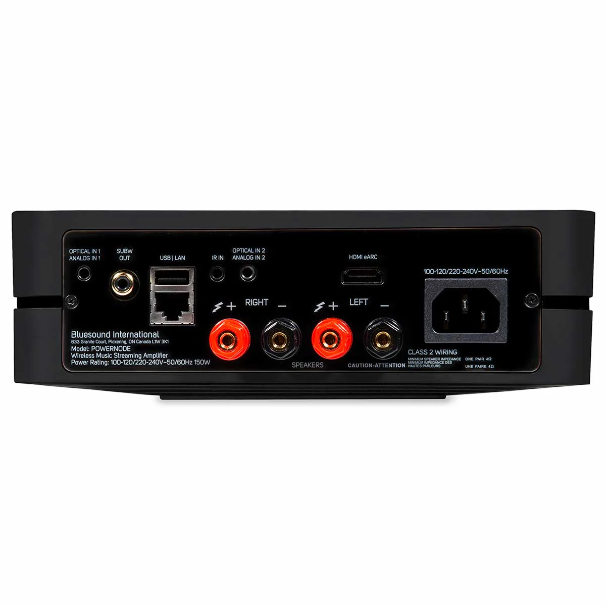 Bluesound PowerNode N330 Wireless Multi-Room Hi-Res Music Streaming Amplifier - Image 13
