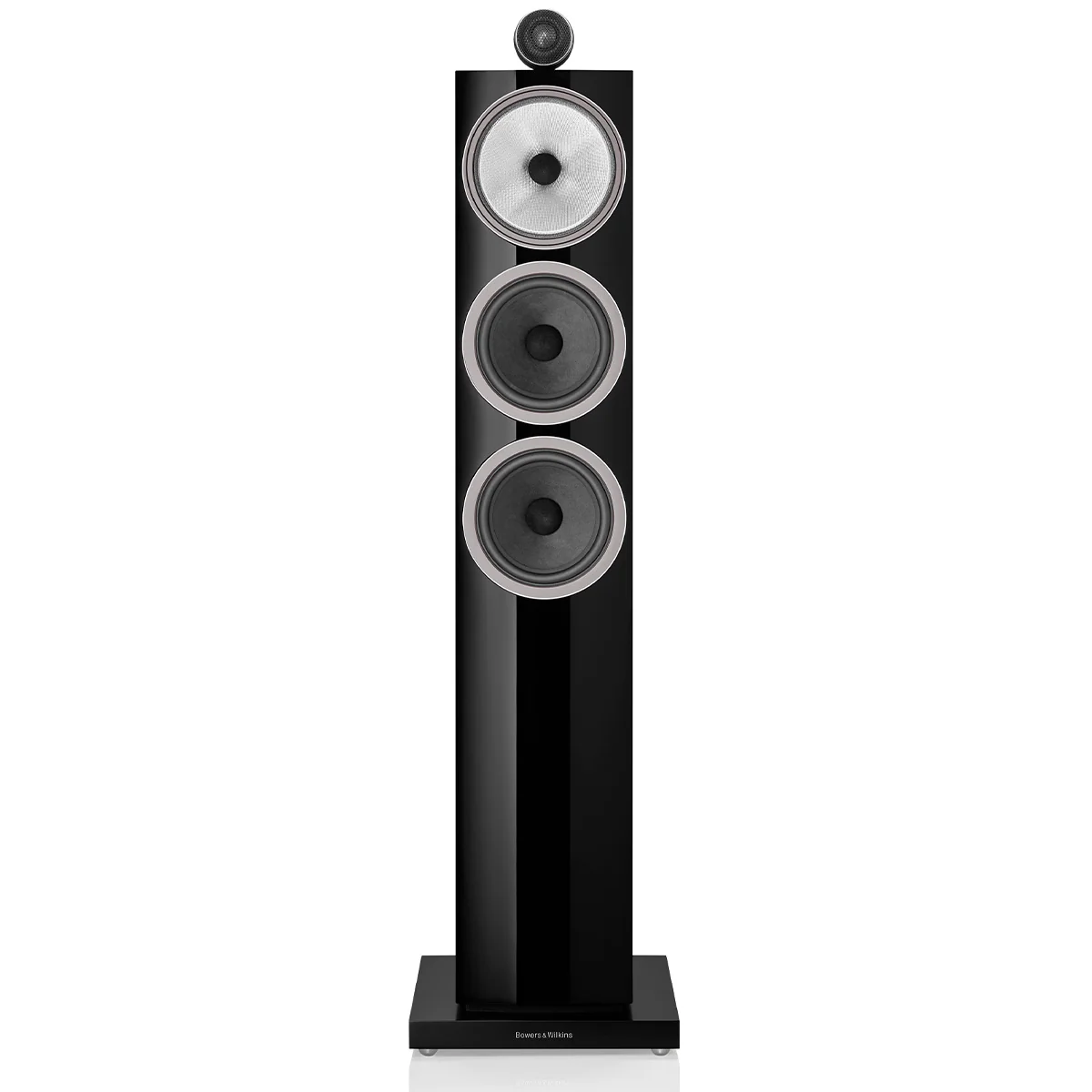 Bowers & Wilkins OPEN BOX 703 S3 3-Way Floorstanding Loudspeaker - Gloss Black-Excellent Condition - Image 3