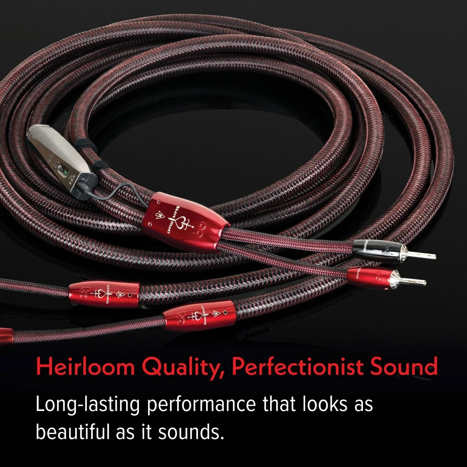 AudioQuest Brave Heart Full-Range Speaker Cable - Image 4