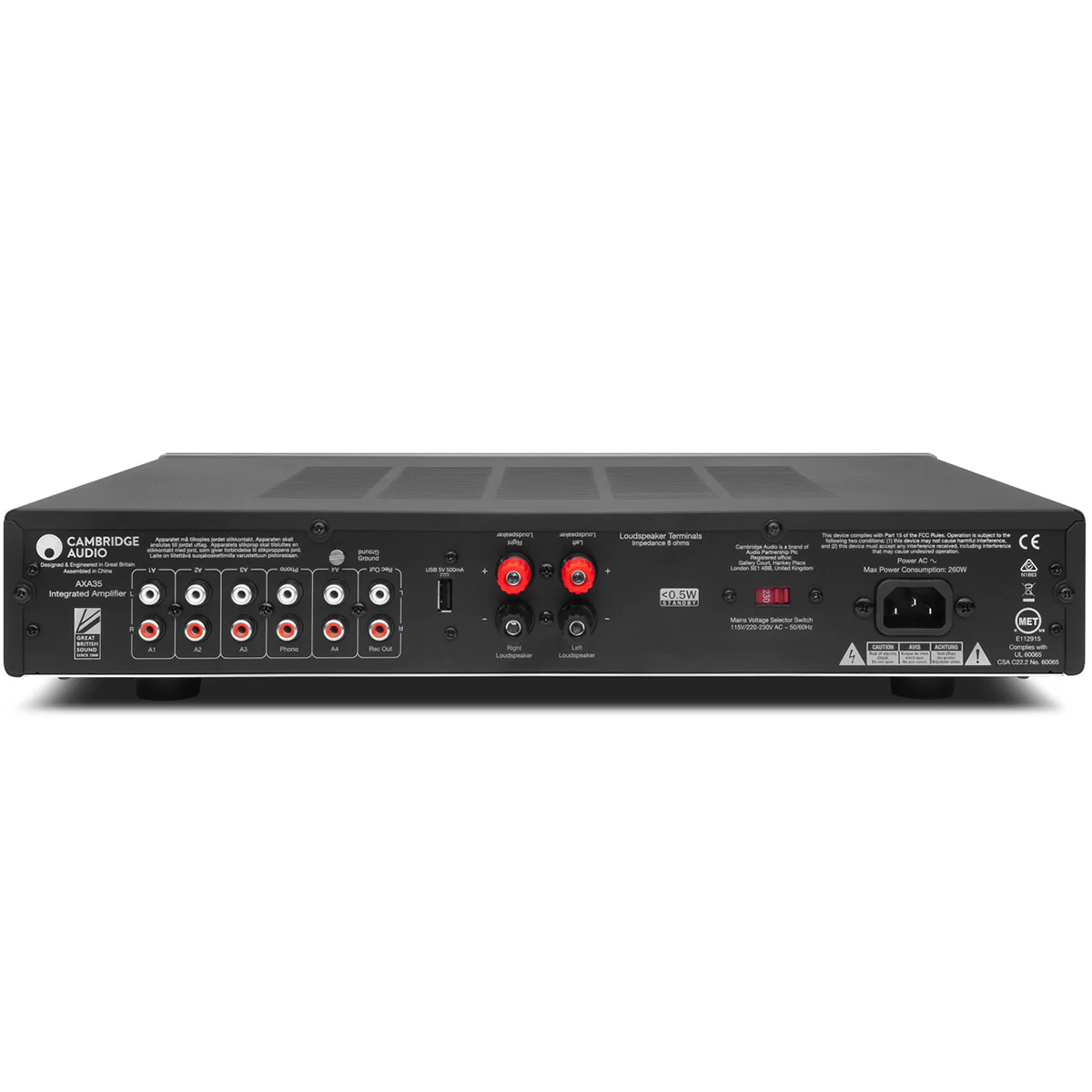 Cambridge Audio OPEN BOX AXA35 Integrated Amplifier w/ Built-In Phono Stage - Excellent Condition - Image 4