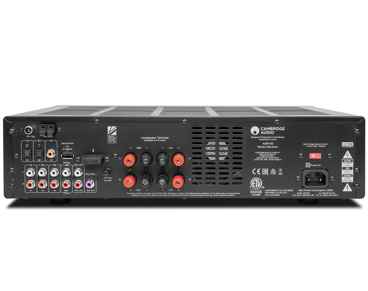 Cambridge Audio AXR100 FM/AM Stereo Receiver - Image 4