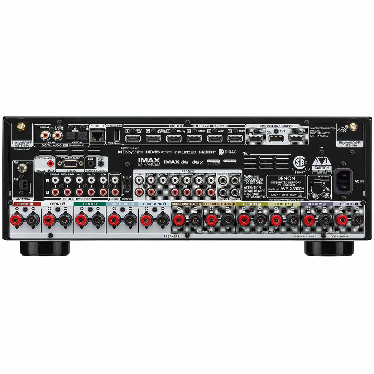Denon AVR-S3900H 9.4-Channel AV Receiver - Image 6
