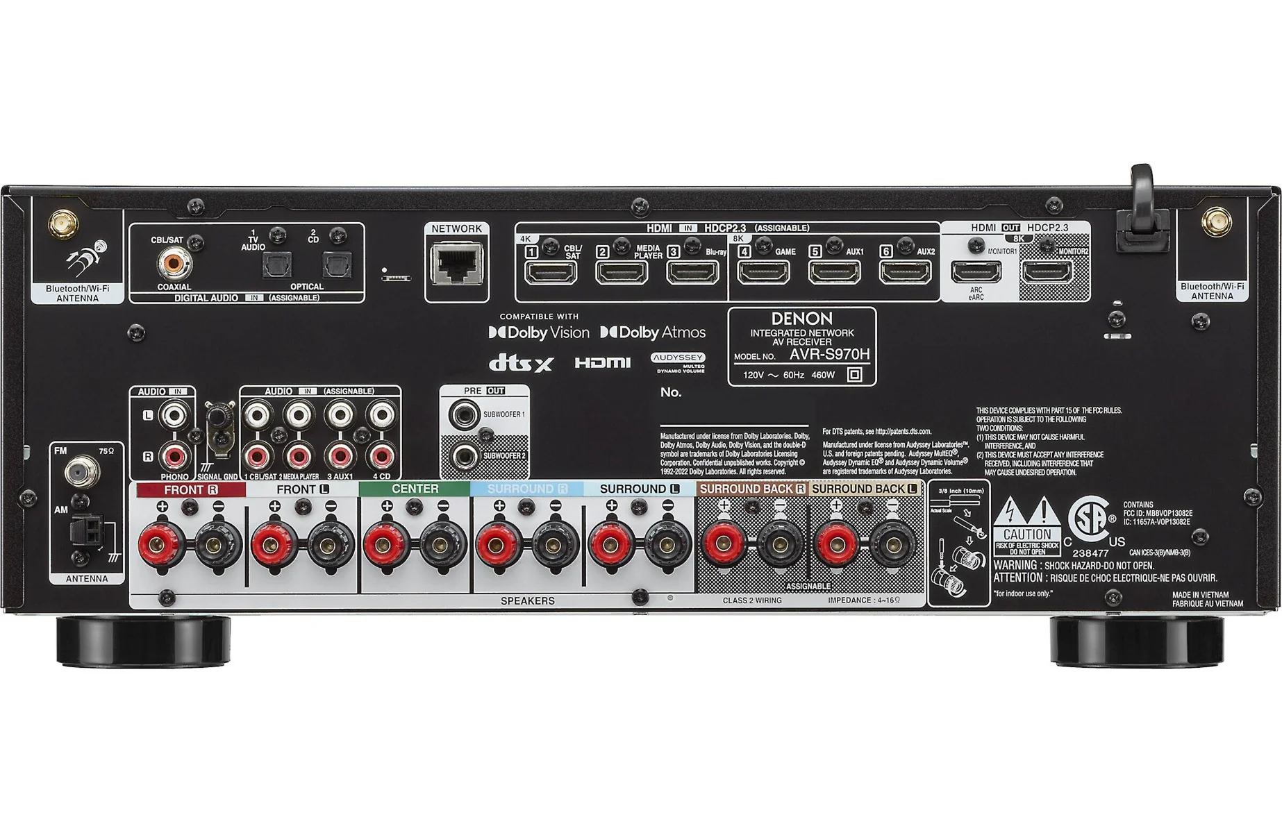 Denon OPEN BOX AVR-S970H 7.2 Channel Receiver - A Grade - Image 2