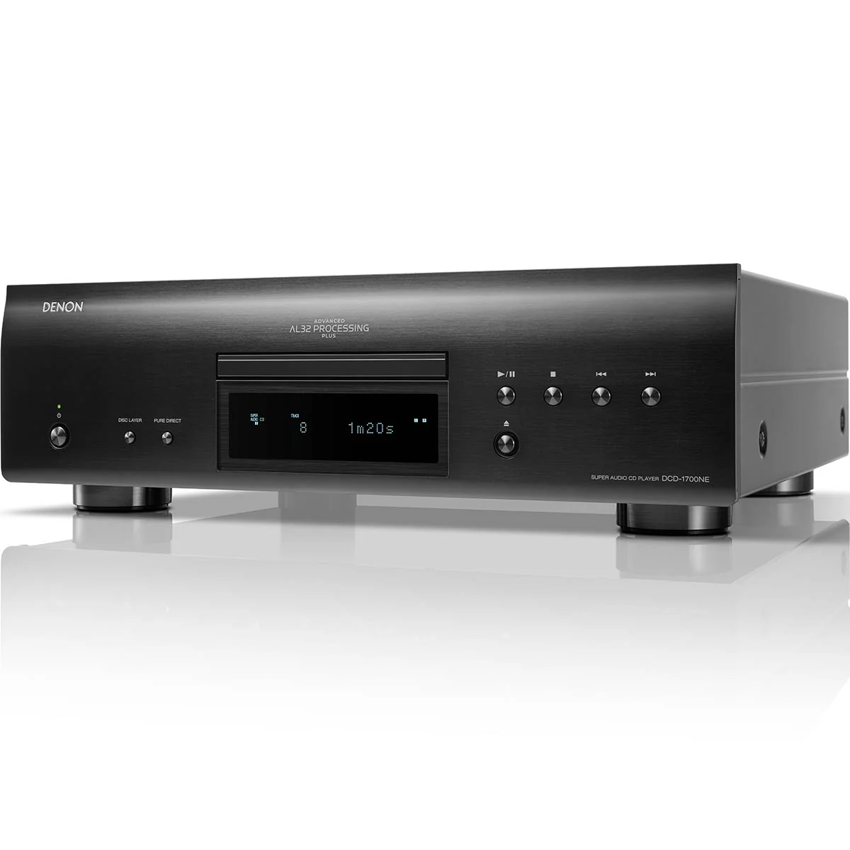 Denon OPEN BOX DCD-1700NE CD/SACD Player - Black - A Grade