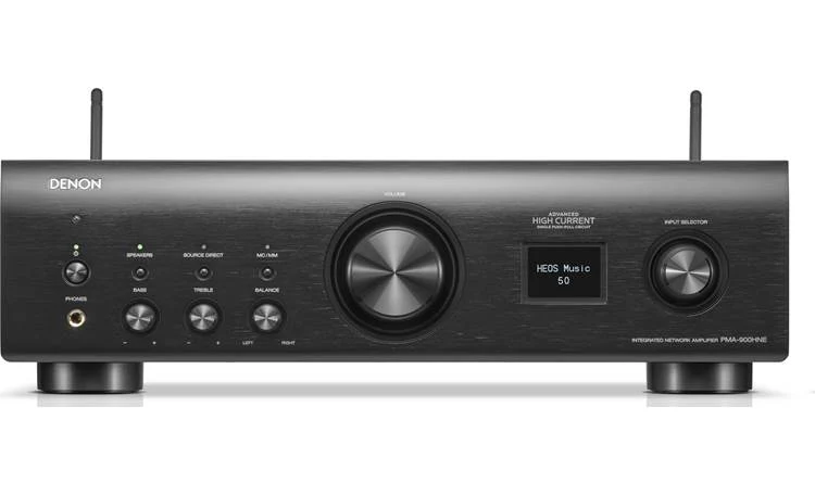 Denon PMA-900HNE Integrated Stereo Amplifier (85W x 2), Advanced High Current Circuit, Built-in HEOS, Bluetooth & AirPlay 2, Amazon Alexa Voice Control, MC & MM Phono Equalizer, Hi-Res Certified