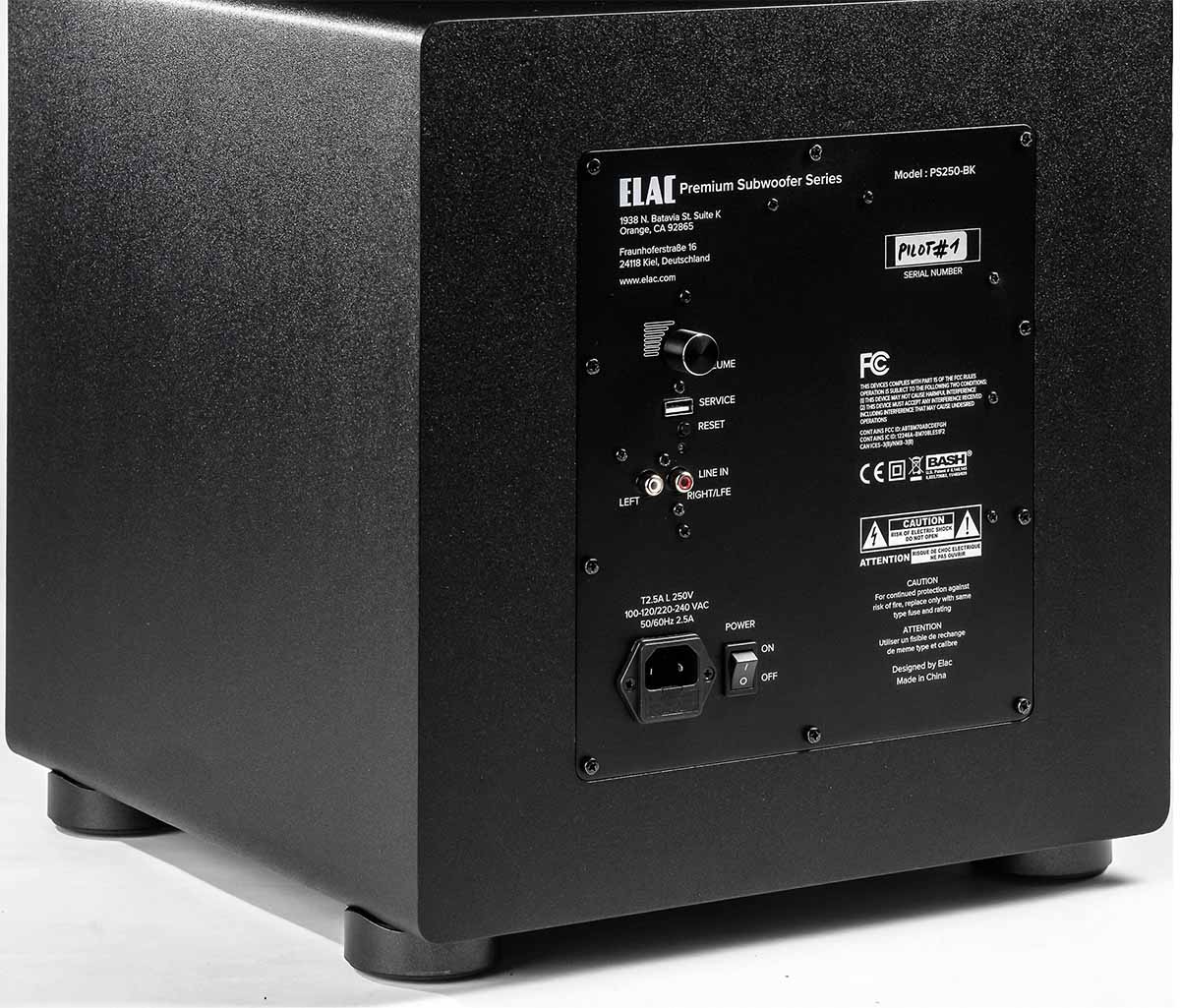 ELAC OPEN BOX Varro PS250-BK Premium 10" Powered Subwoofer - Black - A Grade - Image 5