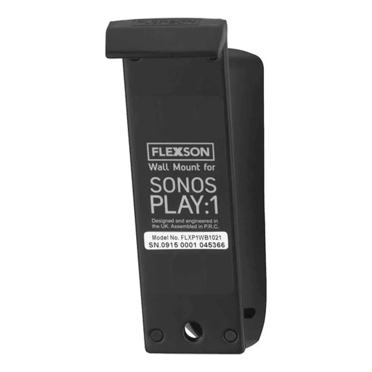 Flexson Wall Mount For Sonos Play:1 With Installation Hardware (Pair, Black) - Image 3