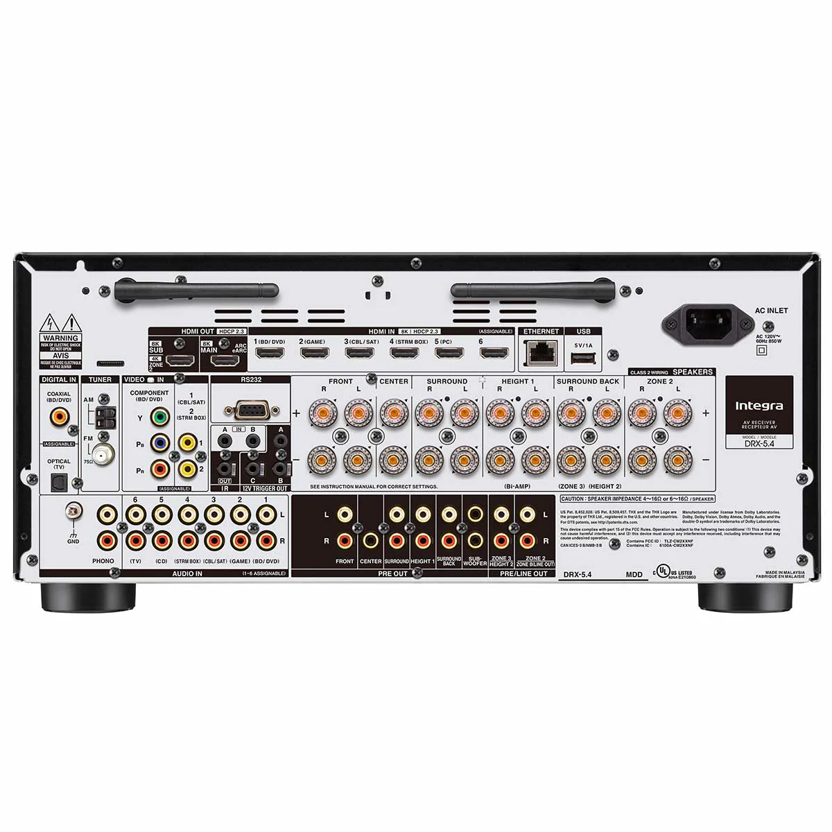 Integra DRX 5.4 9.2 Channel Network AV Receiver - Image 3
