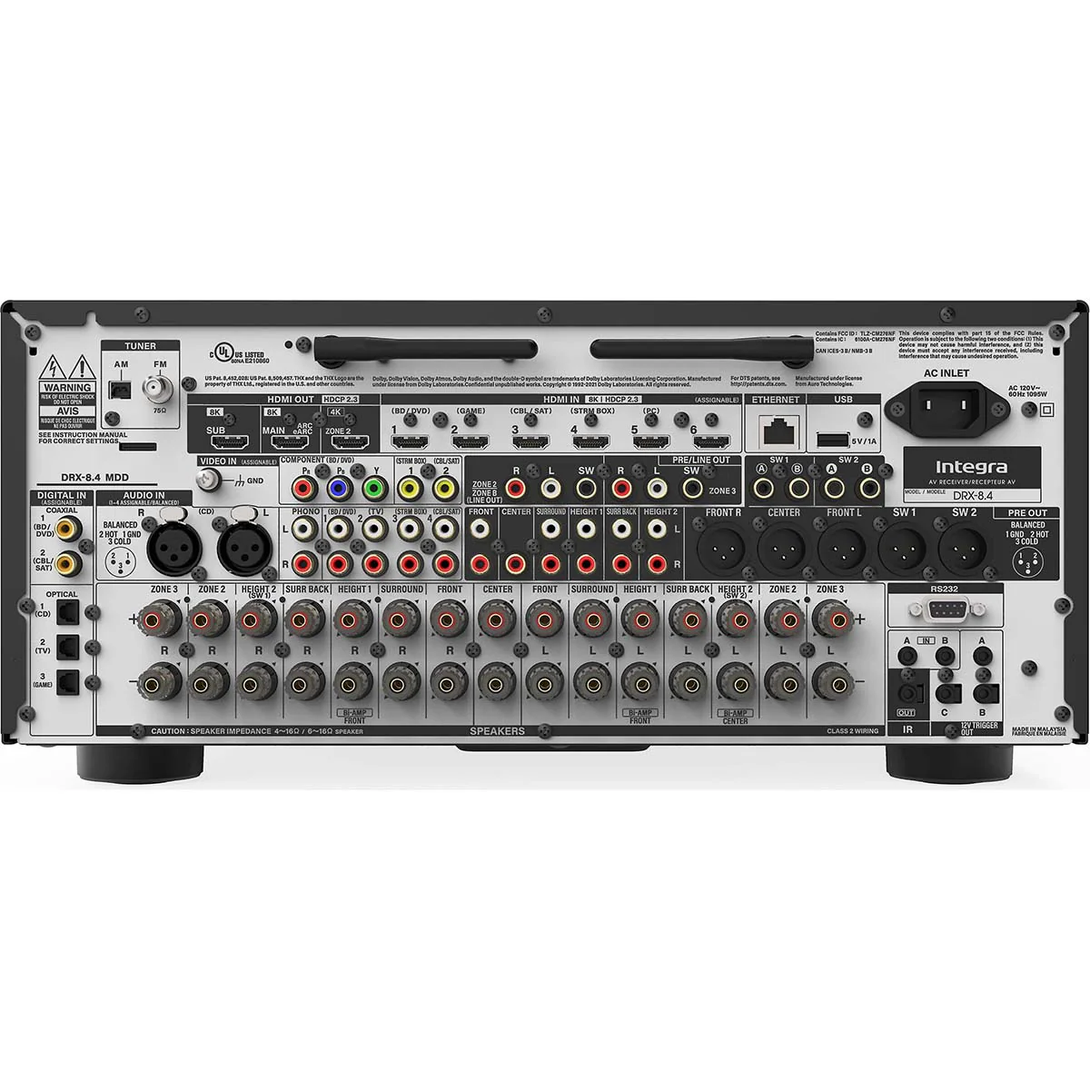 Integra DRX-8.4 11.4 Channel THX-Certified A/V Receiver - Image 2