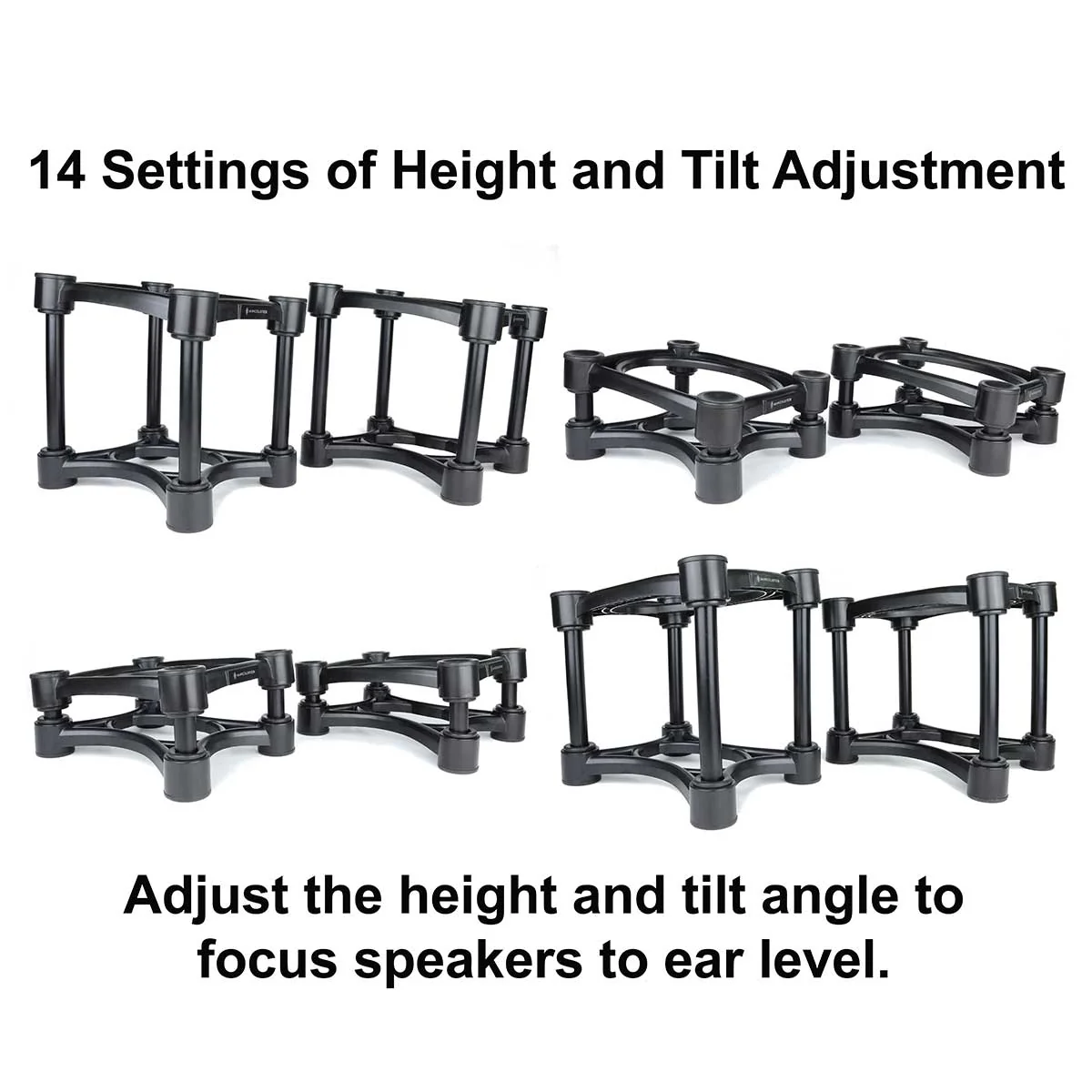 IsoAcoustics OPEN BOX ISO 200 Isolation Stands - Pair - A Grade - Image 3