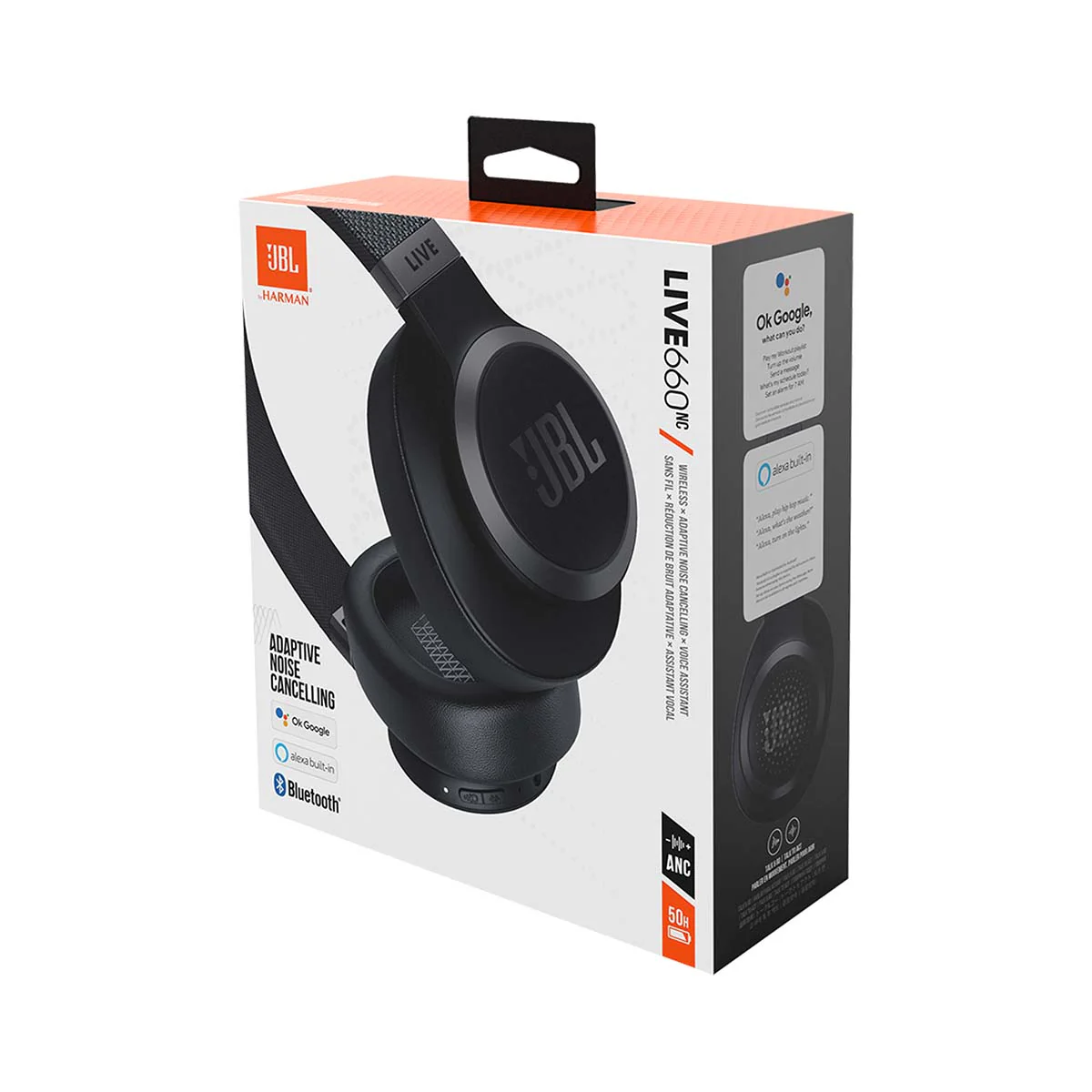 JBL LIVE 660NC Around-Ear Wireless Headphone with Noise Cancellation - Image 8