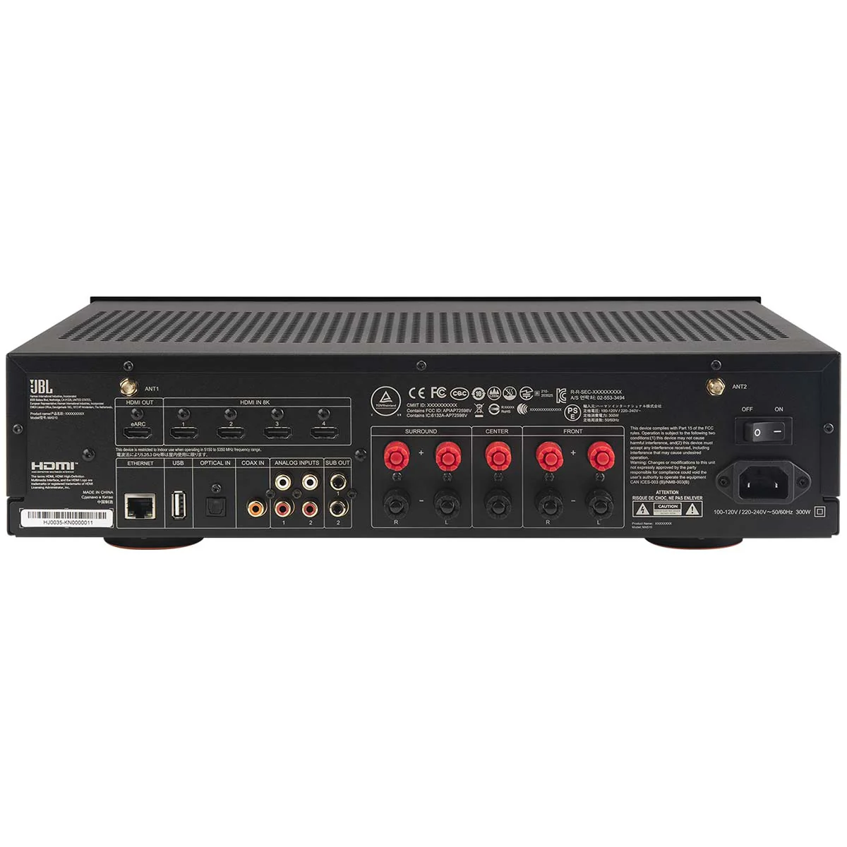 JBL OPEN BOX MA510 5.2 4K Avr With Black Front Panel - A Grade - Image 5