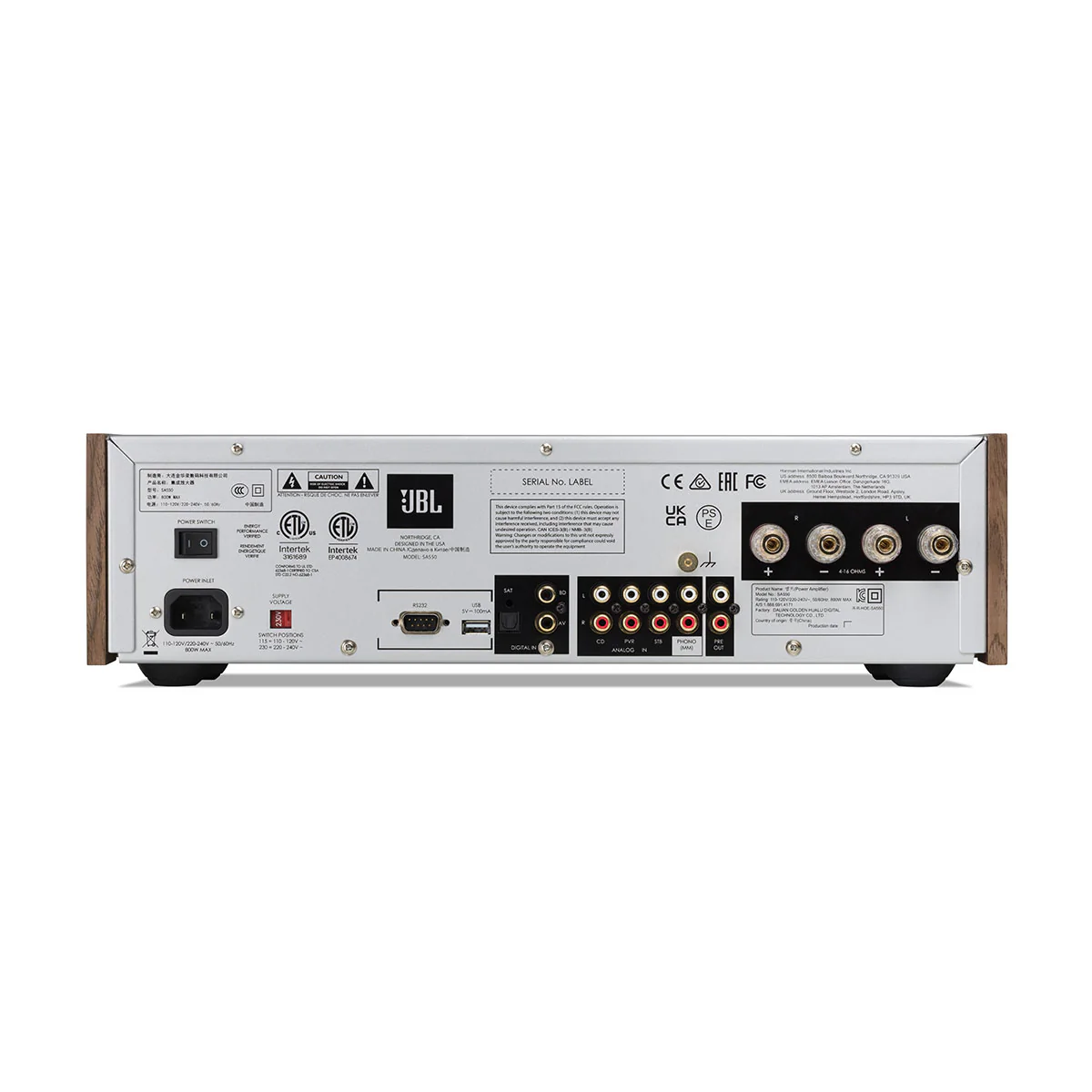 JBL SA550 Integrated Amplifier - Image 3