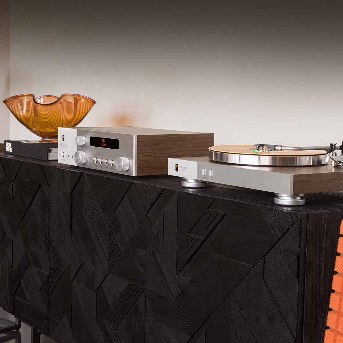 JBL SA750 Streaming Integrated Stereo Amplifier - Walnut - Image 7