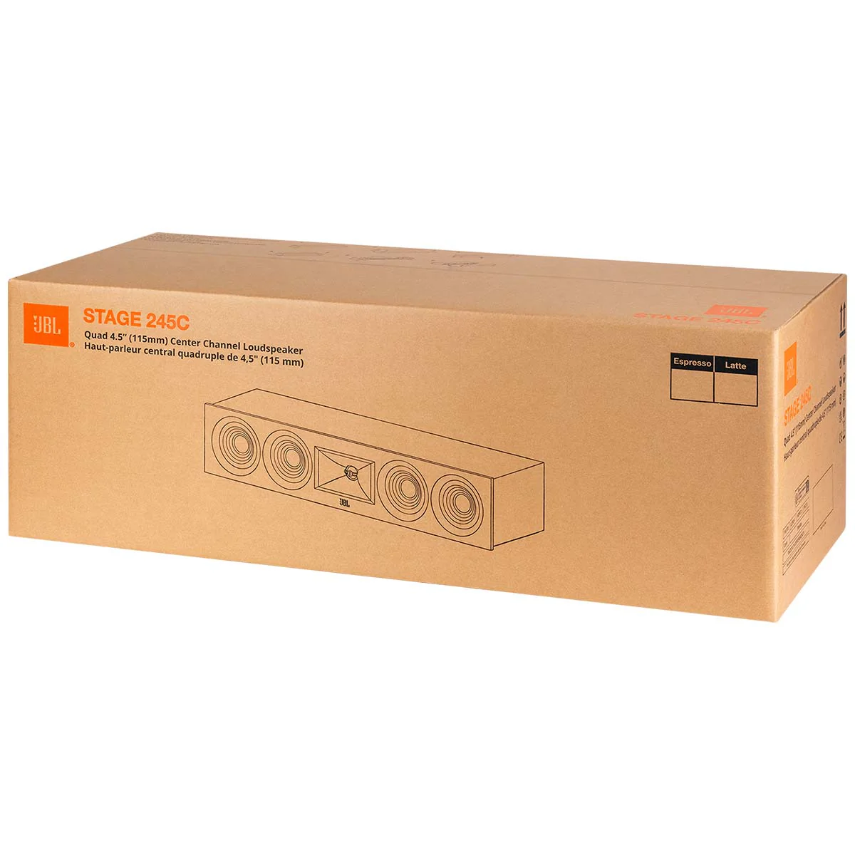 JBL Stage 2 245C 2.5-Way Quad 4.5-inch Center Channel Loudspeaker - Each - Image 9