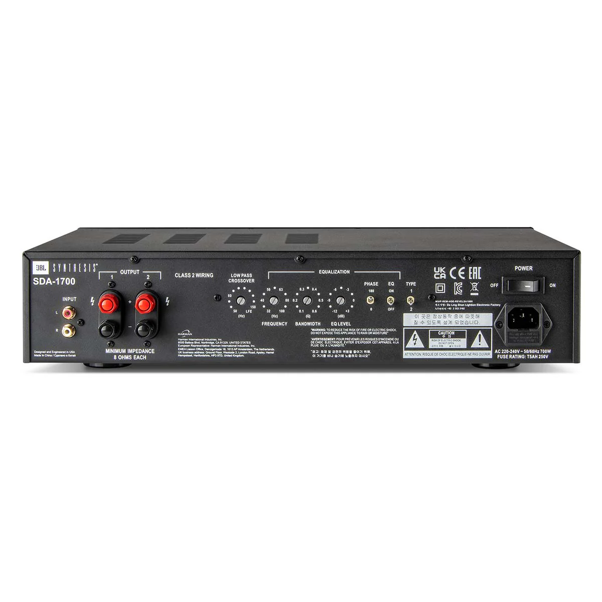 JBL Synthesis SDA-1700 Class D Subwoofer Amplifier - Image 3