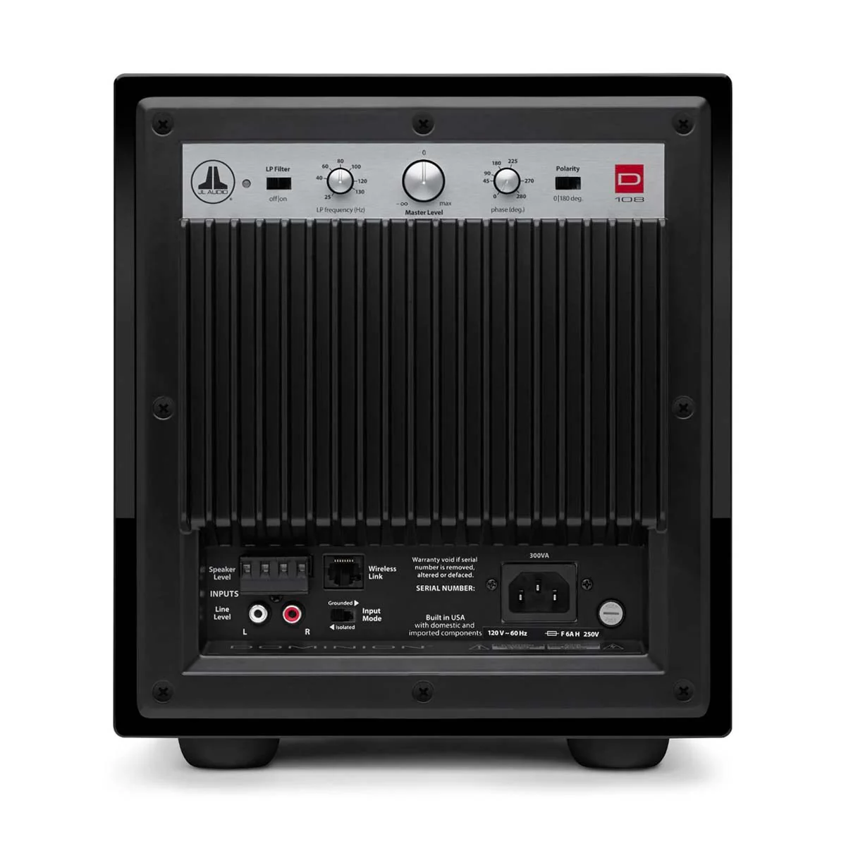 JL Audio D108 Subwoofer - Gloss Black - Image 7