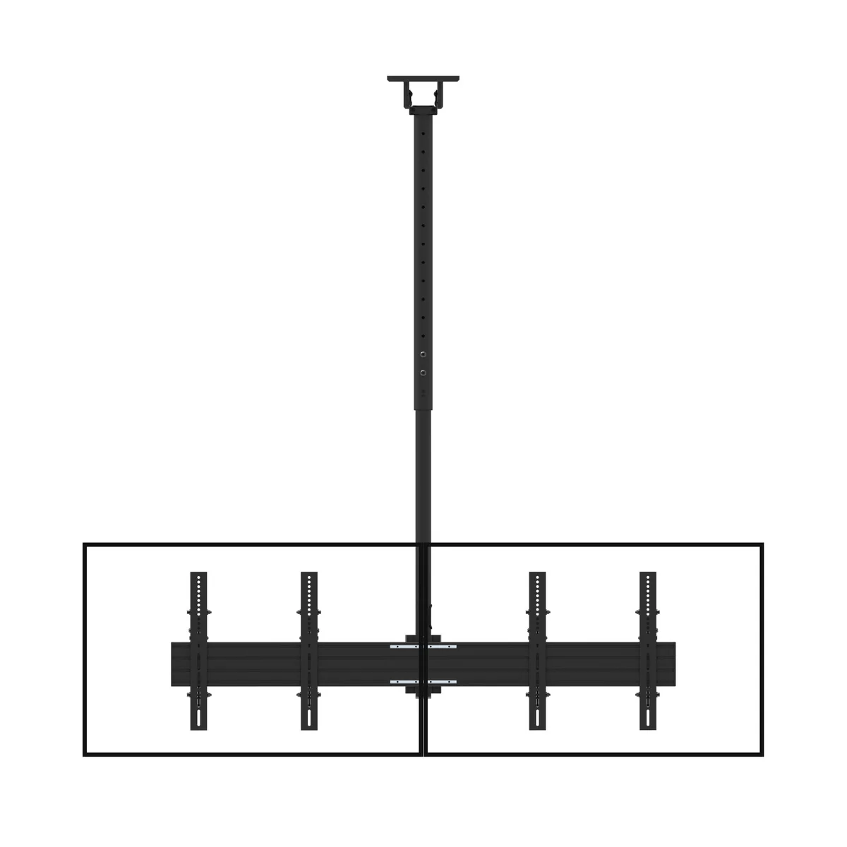 Kanto CM600B4B Back-to-Back Quad Screen TV Ceiling Mount for Four 40” to 45” TVs - Image 15