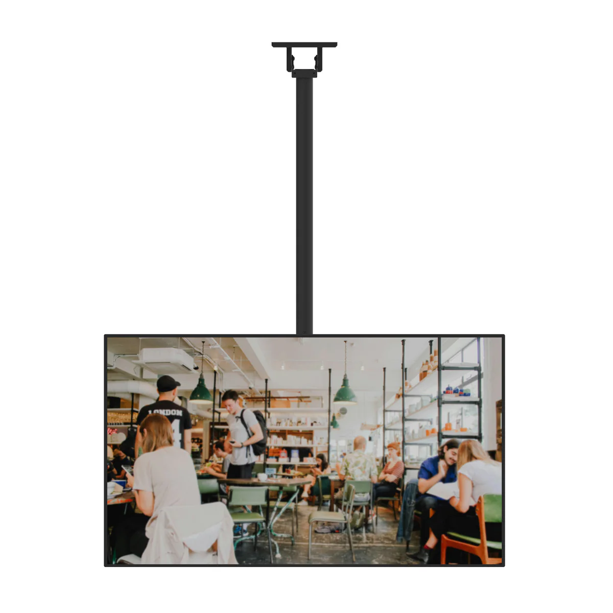 Kanto CM600BTB Back-to-Back Dual Screen TV Ceiling Mount for 40” to 80” TVs - Image 22