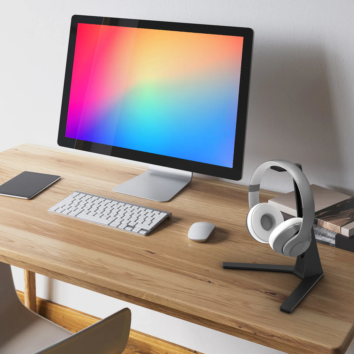 Kanto H3 Universal Desktop Headset Stand with Silicone Padding and Adapter Holder - Image 17