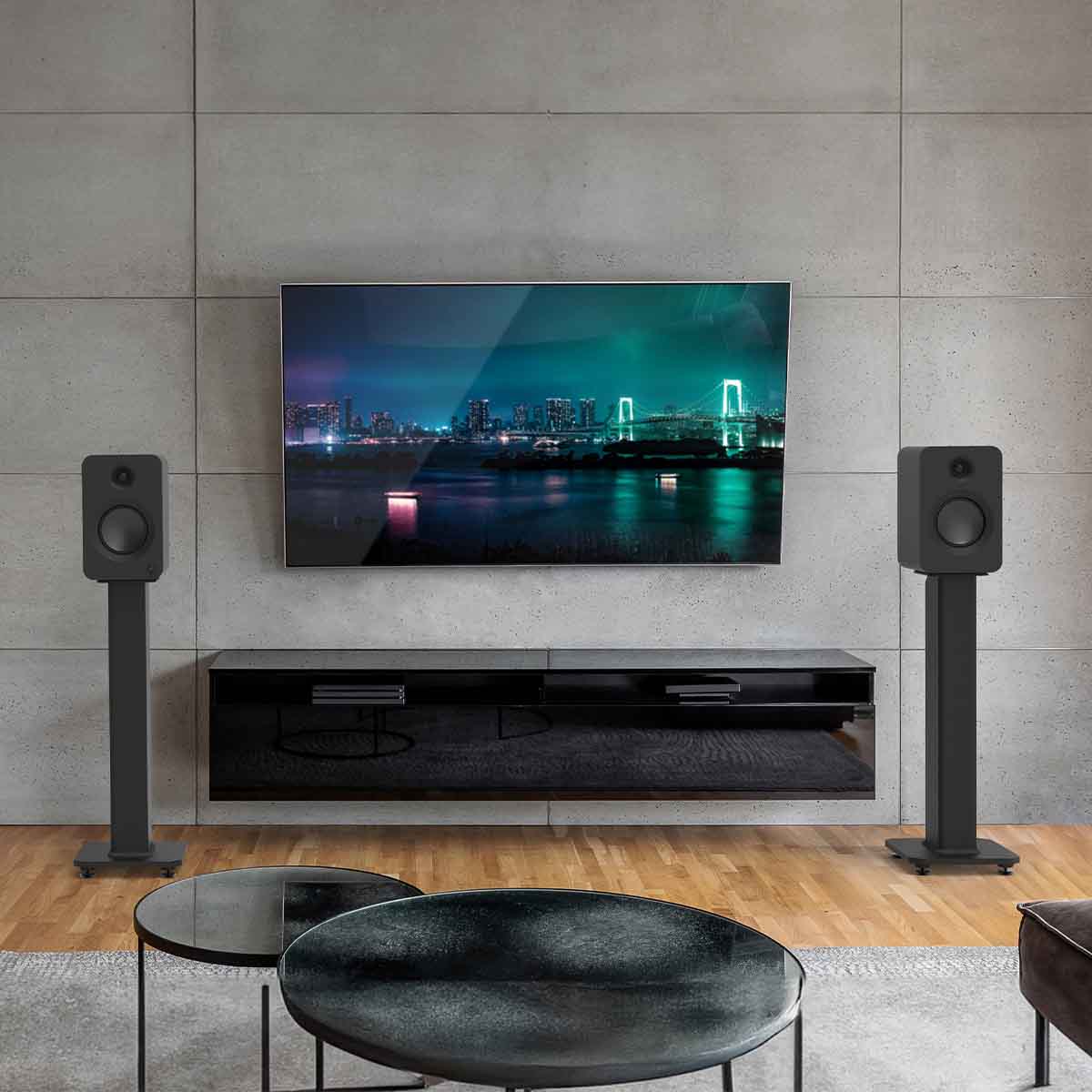 Kanto REN 200W Powered Bookshelf Speakers - Pair - Image 15