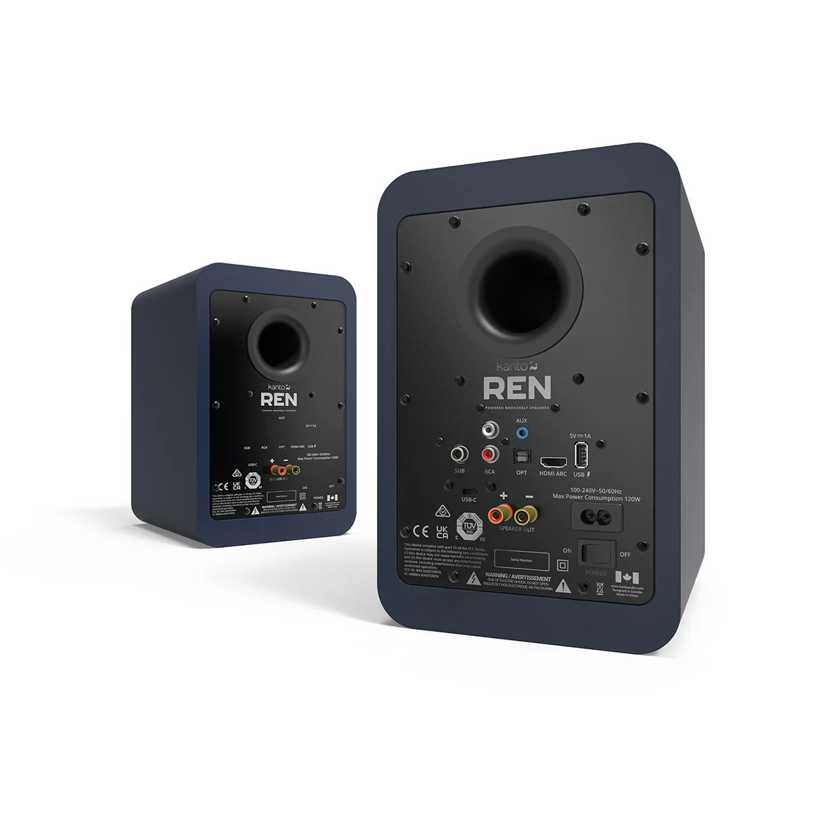 Kanto REN 200W Powered Bookshelf Speakers - Pair - Image 27