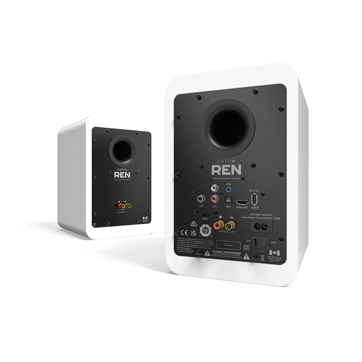 Kanto REN 200W Powered Bookshelf Speakers - Pair - Image 32