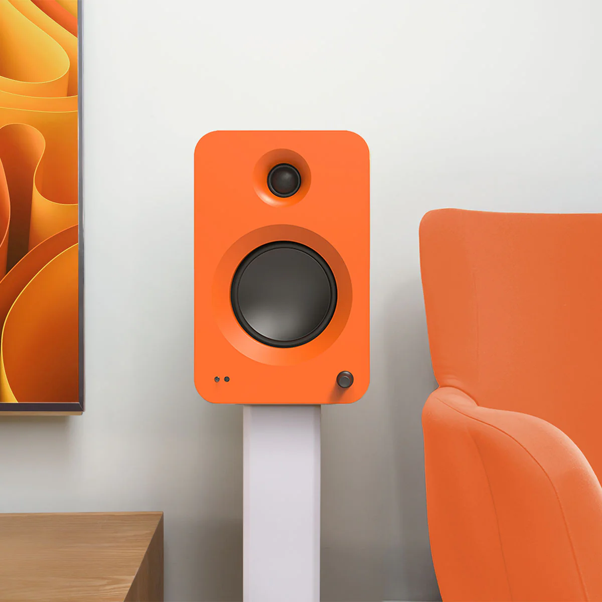 Kanto REN 200W Powered Bookshelf Speakers - Pair - Image 9