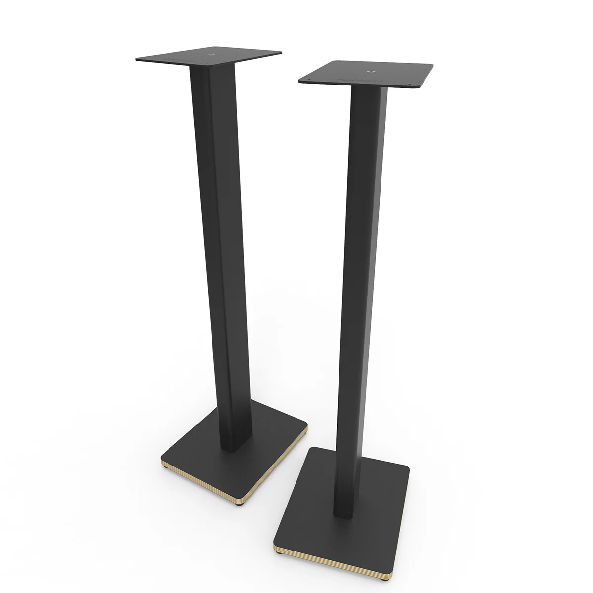 Kanto ST34P 34" Universal Bookshelf Speaker Floor Stand with Plywood Base - Pair