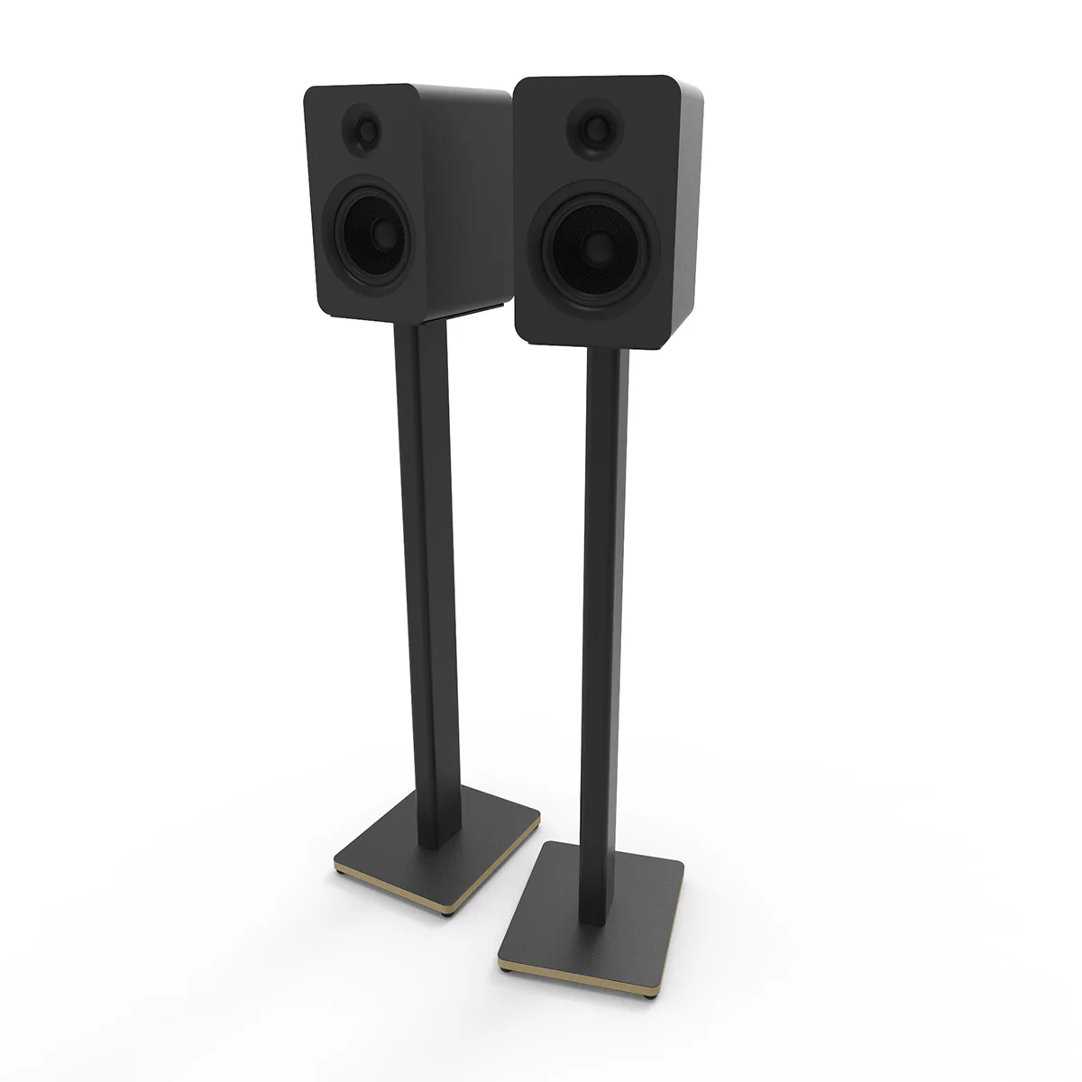 Kanto ST34P 34" Universal Bookshelf Speaker Floor Stand with Plywood Base - Pair - Image 6