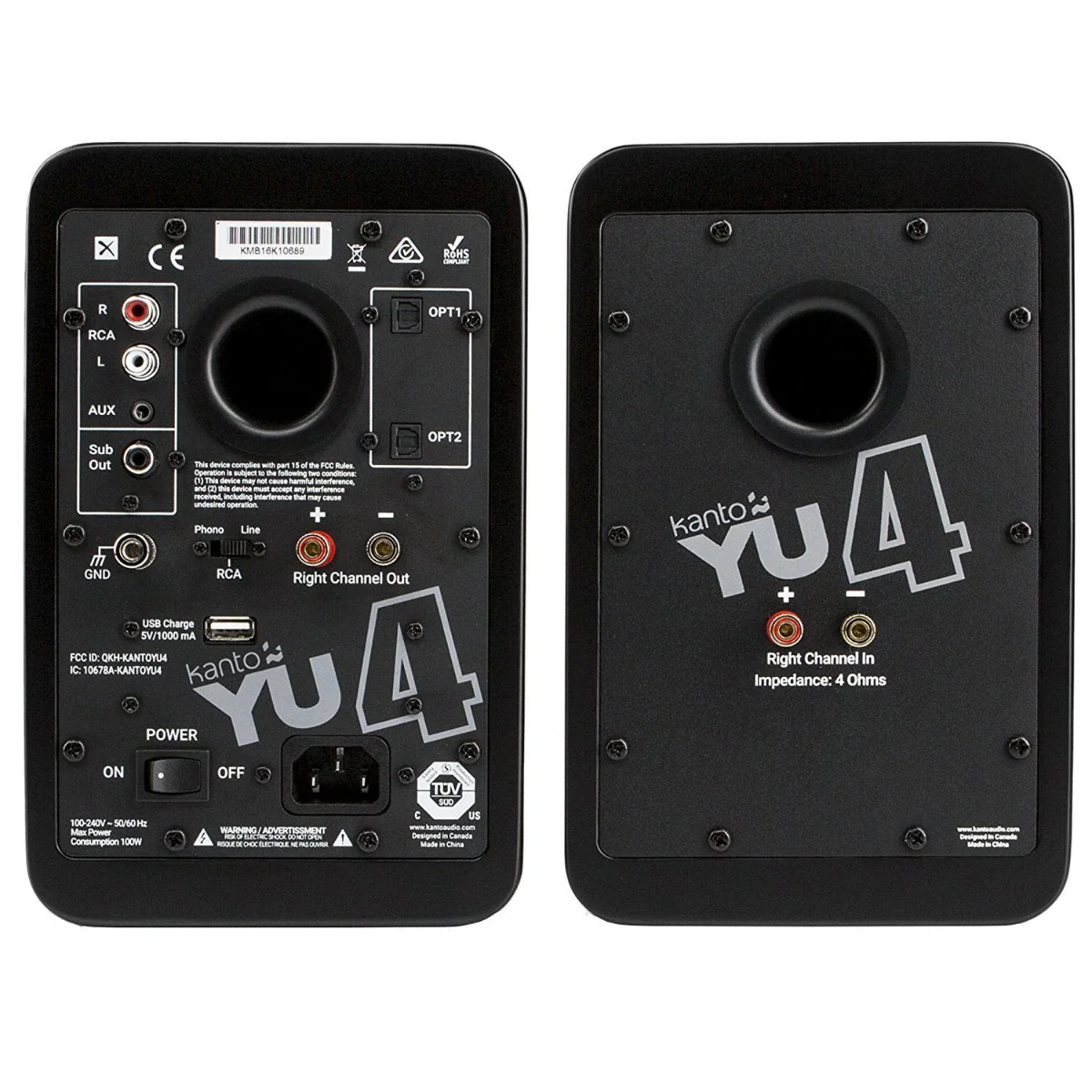 Kanto YU4 Powered Desktop Speakers - Pair - Image 9