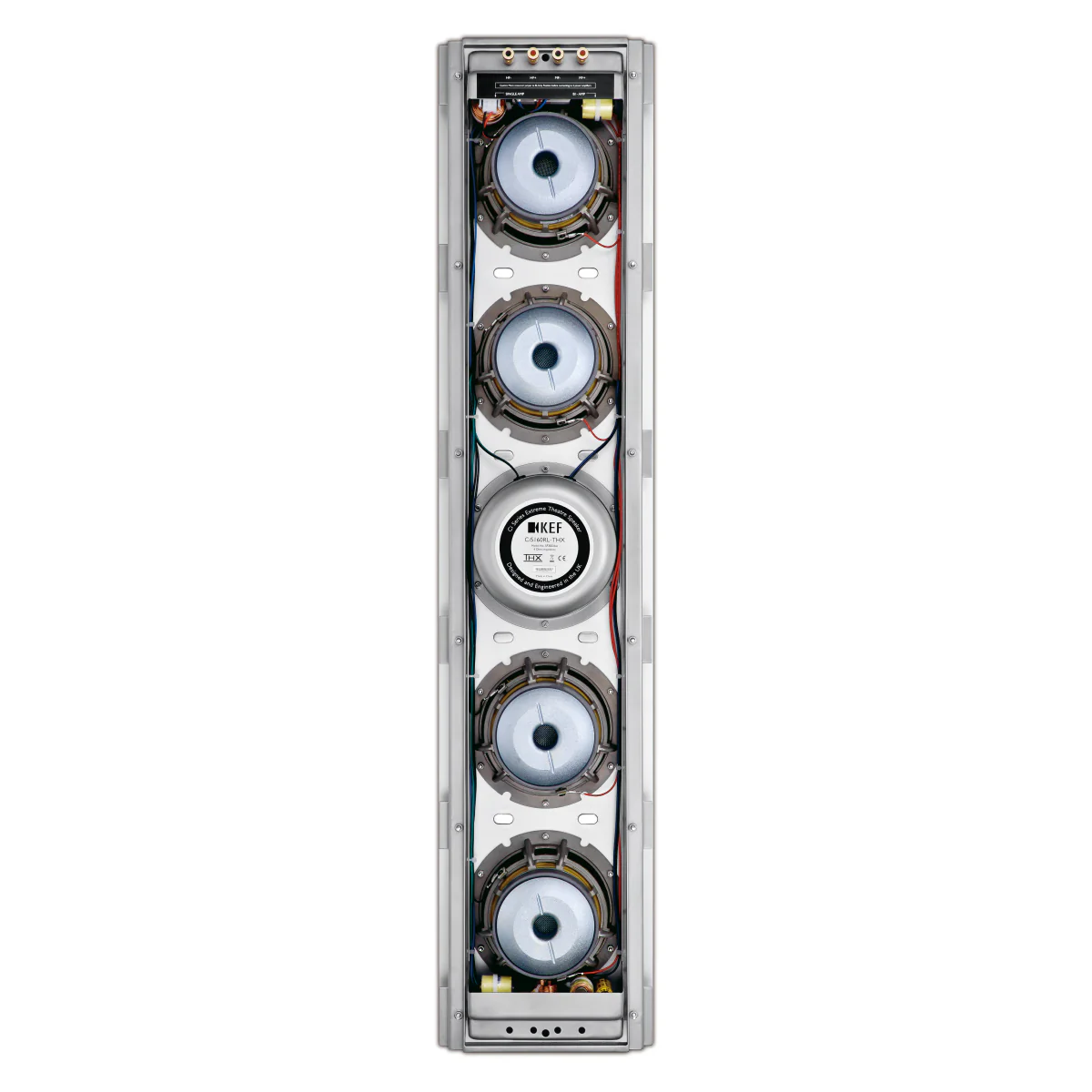 KEF CI5160RL-THX Extreme In-Wall THX Ultra2 Speaker - Silver - Each - Image 8