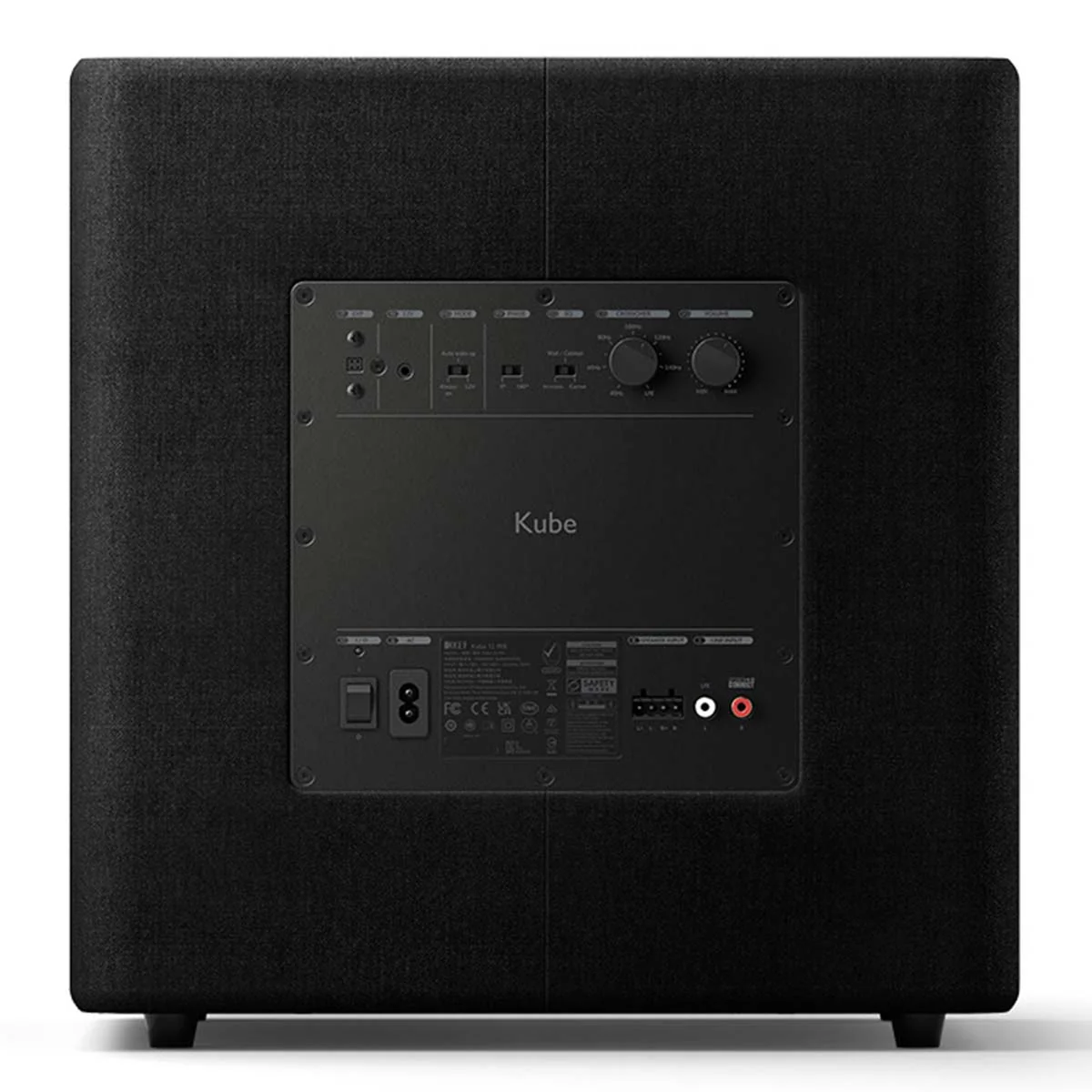 KEF Kube 12 MIE Subwoofer - Black - Image 6
