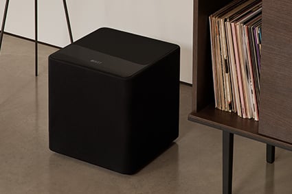 KEF Kube 15 MIE Subwoofer - Black - Image 7