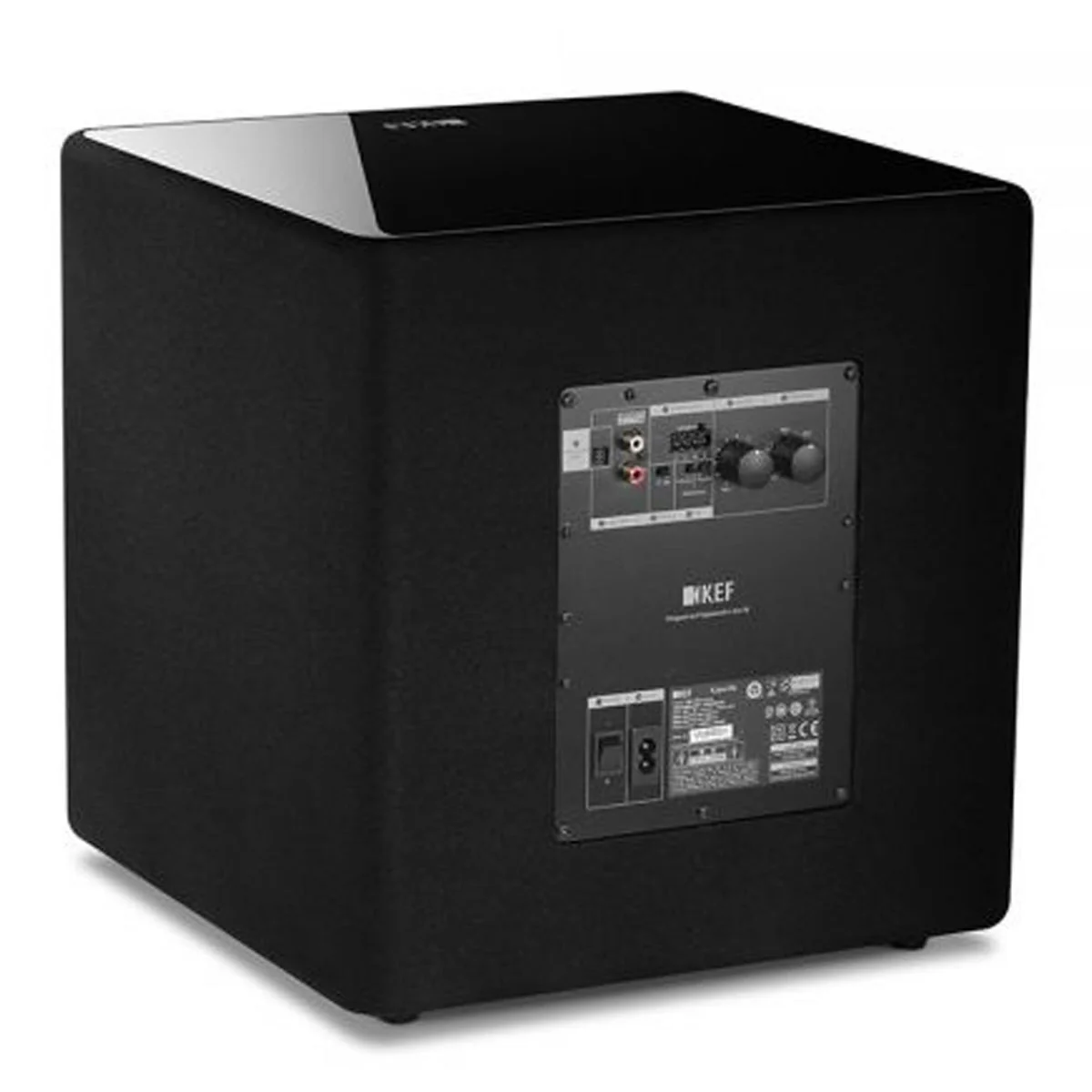 KEF Kube 12 12-inch Bass Driver Active Subwoofer - Gloss Black - Each - Image 3