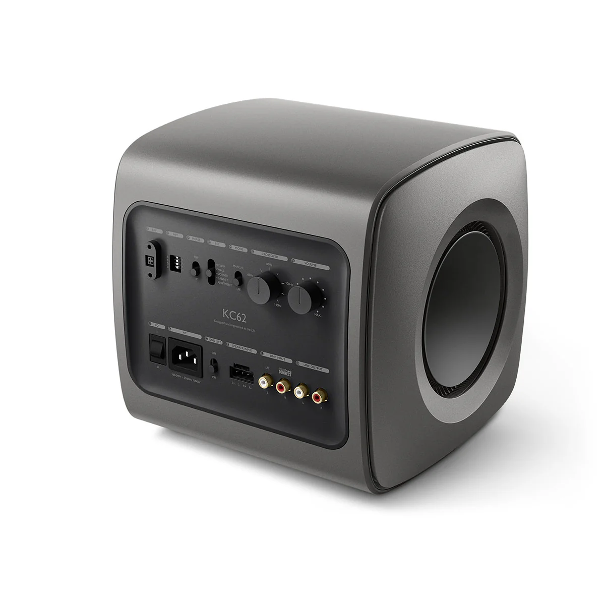 KEF OPEN BOX KC62 Subwoofer - Titanium - B Grade - Image 8