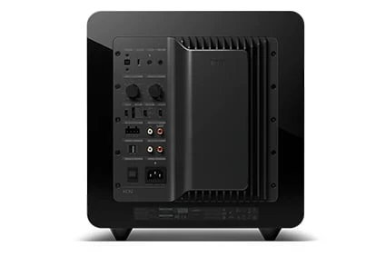 KEF OPEN BOX KC92 Force-Cancelling Subwoofer - Black - B Grade - Image 4