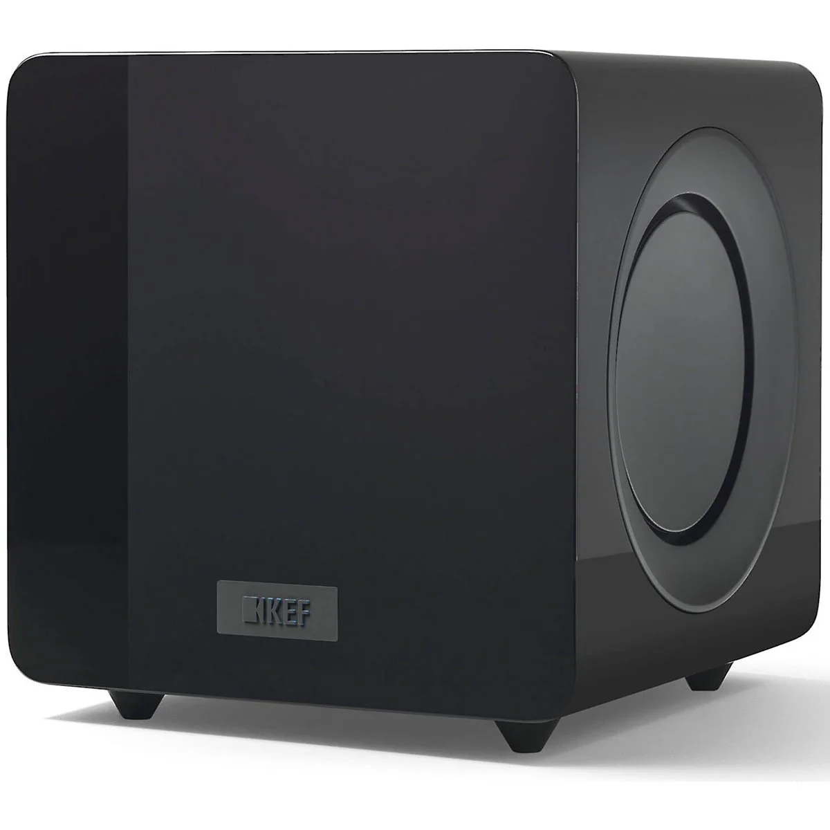 KEF OPEN BOX KF92 Twin 9" 1000 Watt Powered Subwoofer - Gloss Black - A Grade