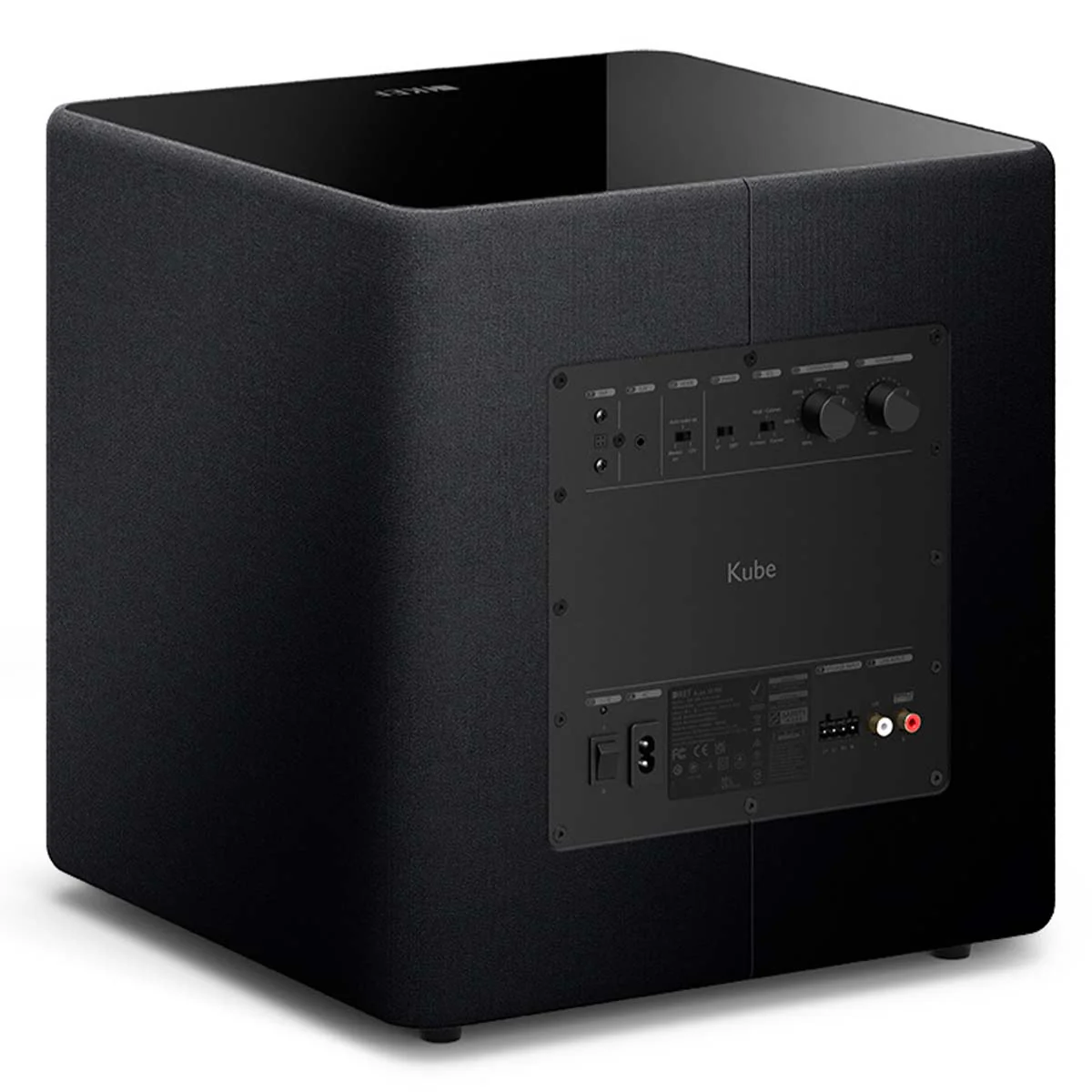KEF Kube 10 MIE Subwoofer - Black - Image 3